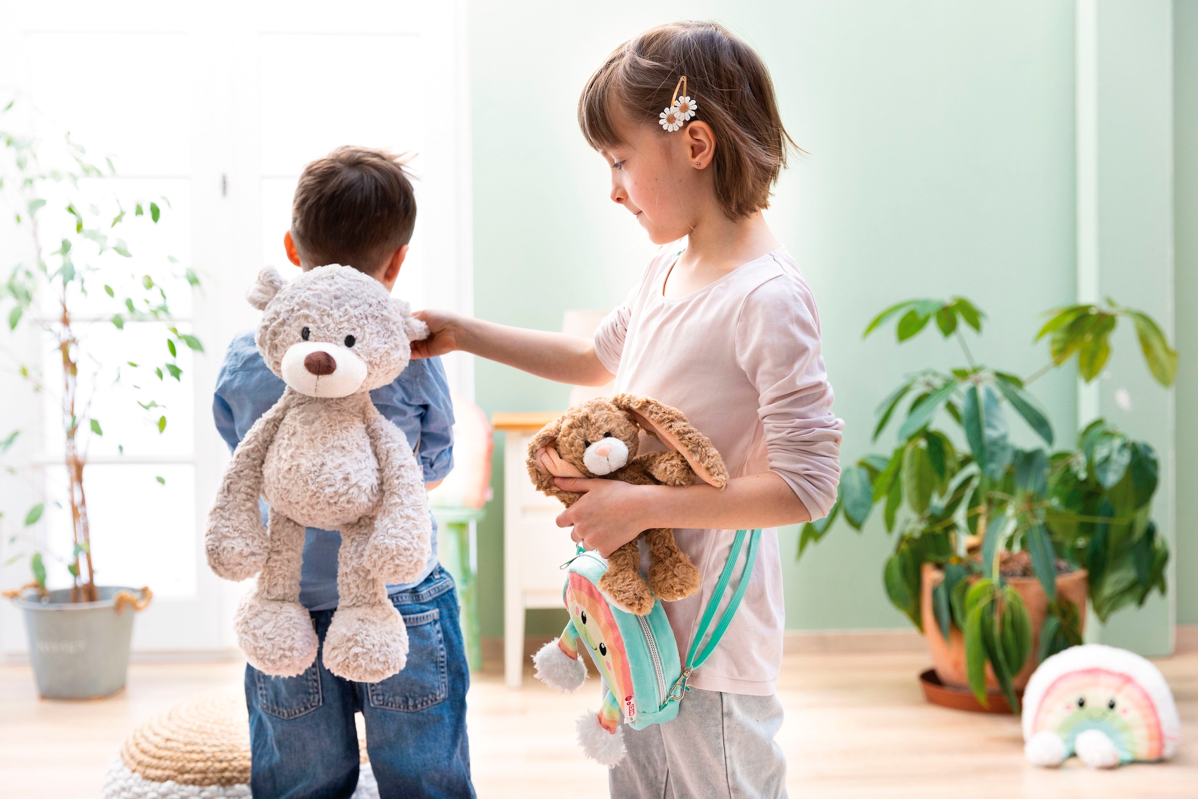 Nici Kinderrucksack »Classic Bear, Rucksack Bär Finni, 40 cm figürlich«, enthält recyceltes Material