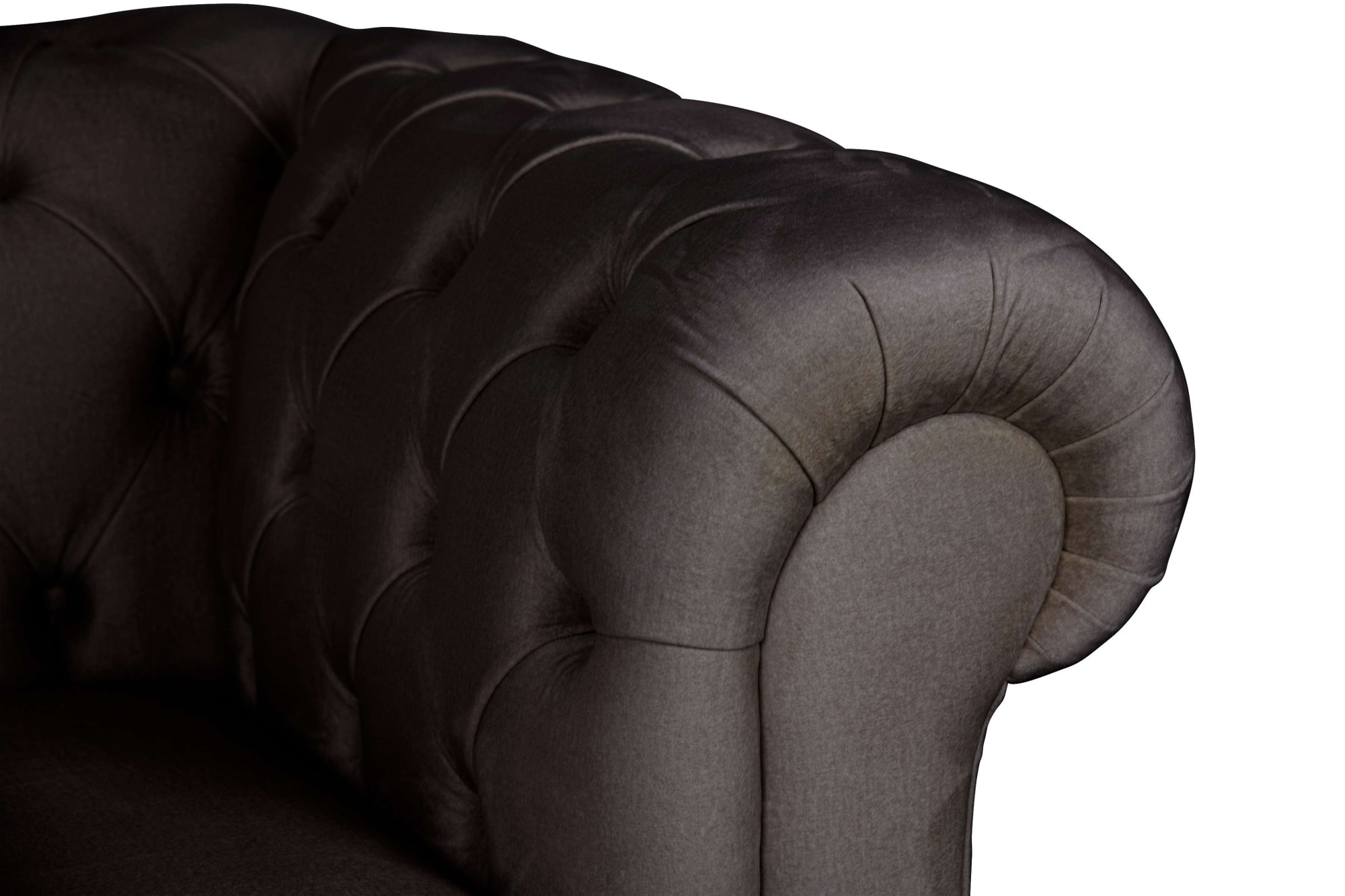 Home affaire 2-Sitzer »CHARENTE, Chesterfield-Sofa, Wellenfederung, Maße: B/T/H: 147/89/74 cm«, mit edler Knopfheftung und typischen Armlehnen