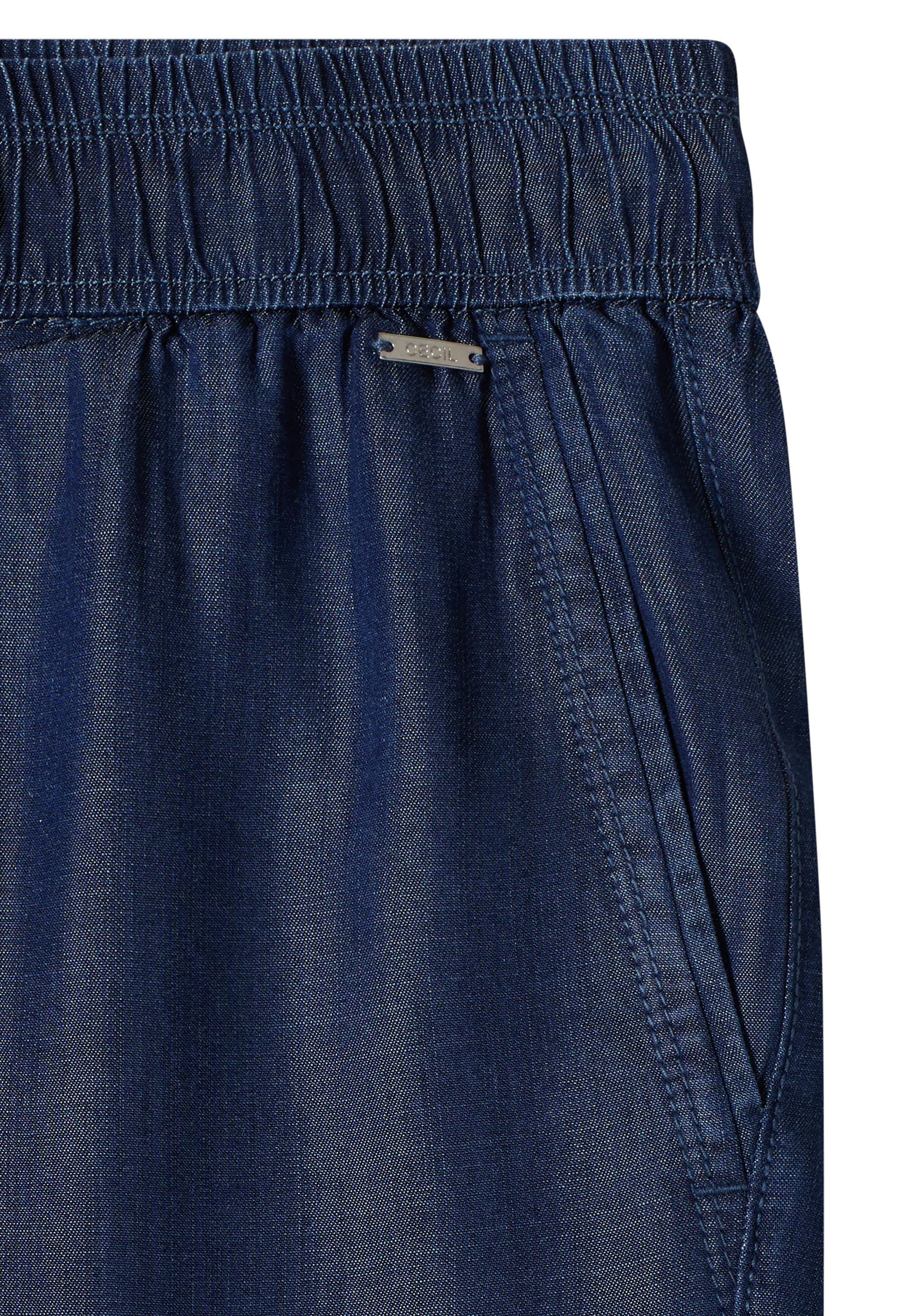Cecil Stoffhose »Style Neele«  Elastikbund mit Kordel, Lyocell, weiter Beinverlauf