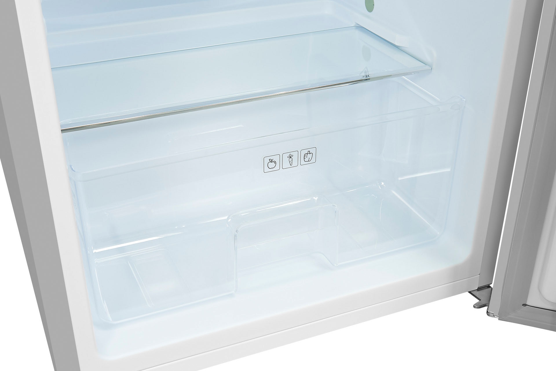 exquisit Kühlschrank »RKS120-V-H-160F grau«, 122 L Volumen
