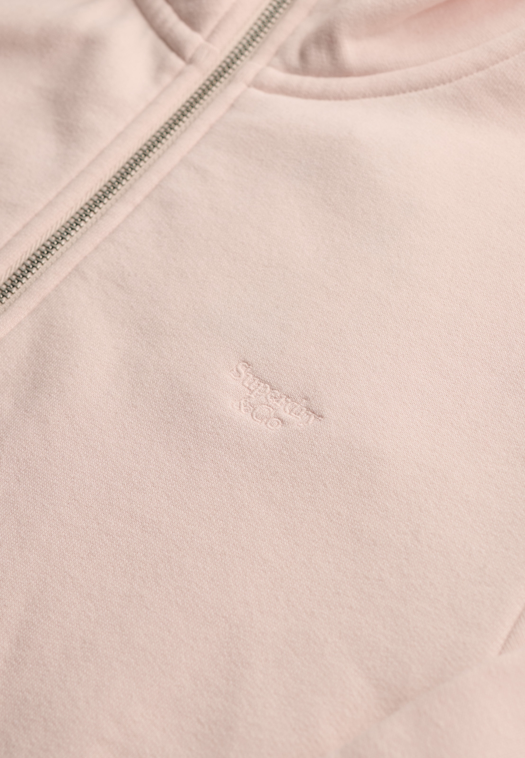 Superdry Sweatshirt »SIGNATURE EMB HALF ZIP«, mit Stehkragen, aus Baumwolle und Polyester, Loose Fit, unifarben
