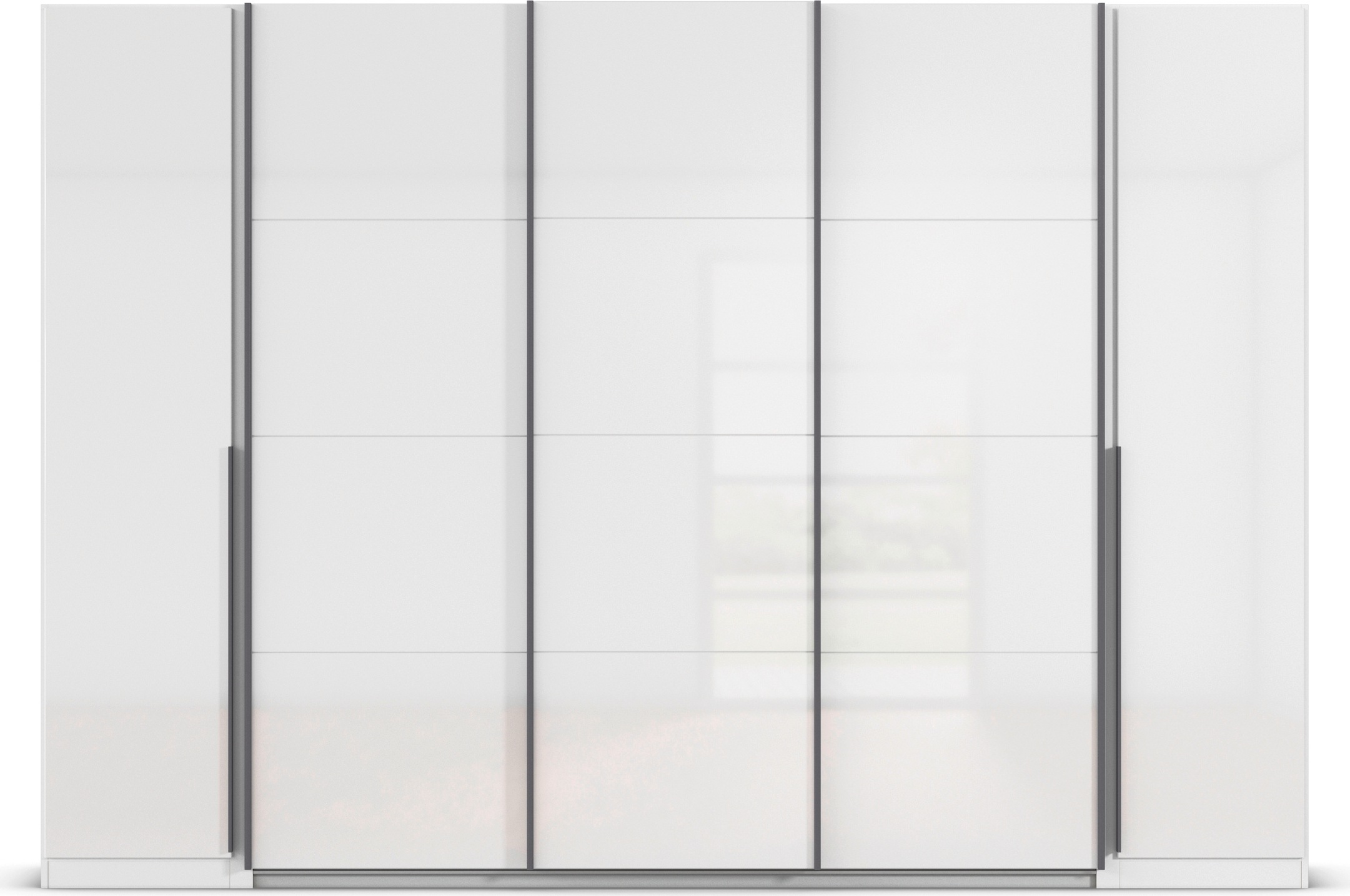rauch Schwebetürenschrank »Agordo«, (im angesagten Mix aus Dreh- und Schwebetüren), durchdachte Innenausstattung, in zwei Griff-Farben MADE IN GERMANY