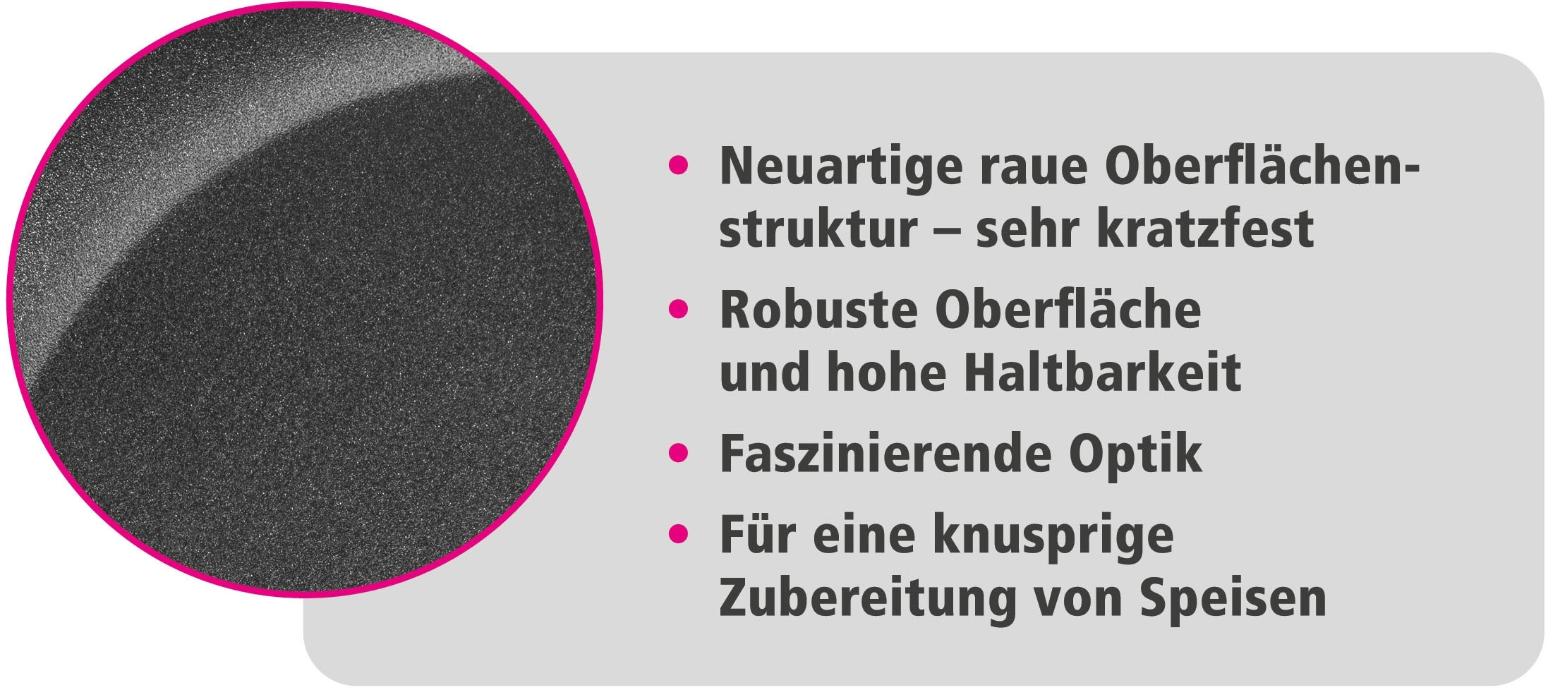 GSW Schmorpfanne »Titanium Granit Advanced« Aluminiumguss 1 Stk. tlg. Schmorpfanne aus Aluminium-Guss mit Antihaft-Versiegelung