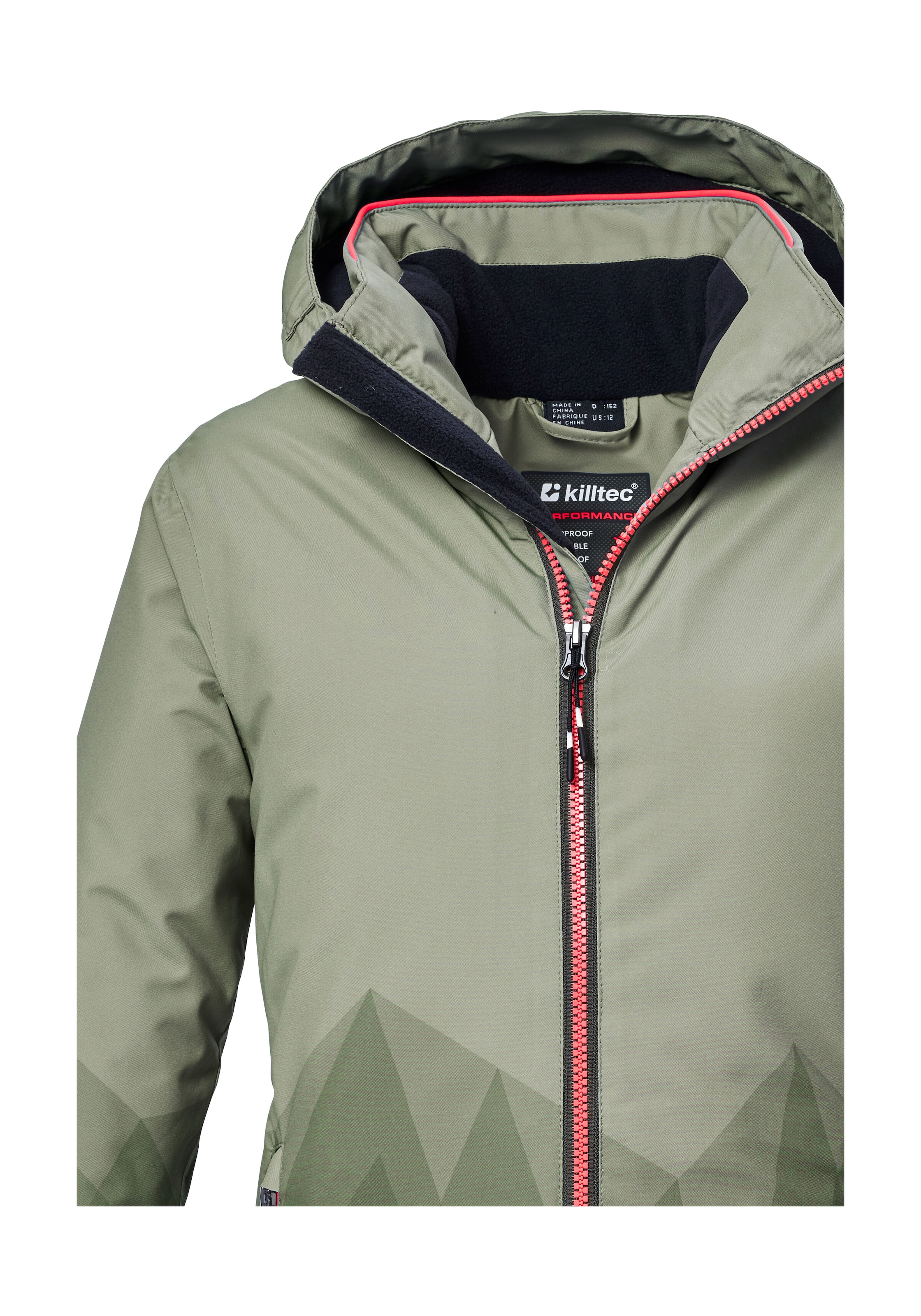 Killtec Skijacke »KSW 328 GRLS SKI JCKT« Wasser- und winddichte Mädchen-Winterjacke mit verstellbarer Kapuze