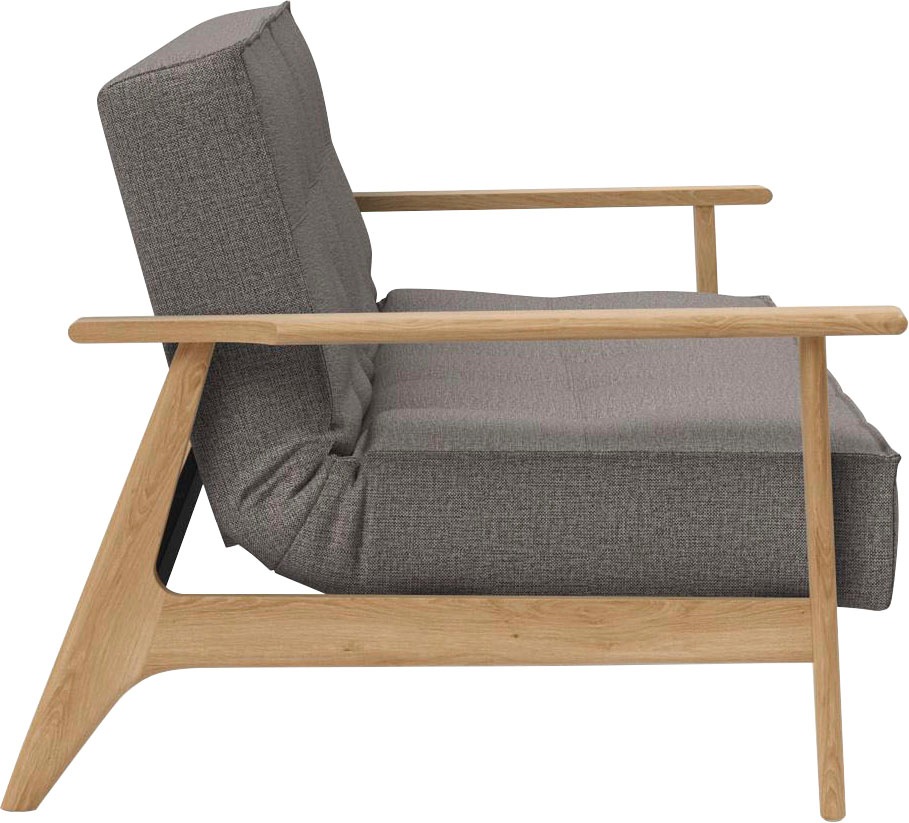INNOVATION LIVING ™ Schlafsofa »Splitback Frej, Dauerschlafsofa, bequem mit Federkernunterfederung«, mit stabilen Armlehnen, in skandinavischem Design