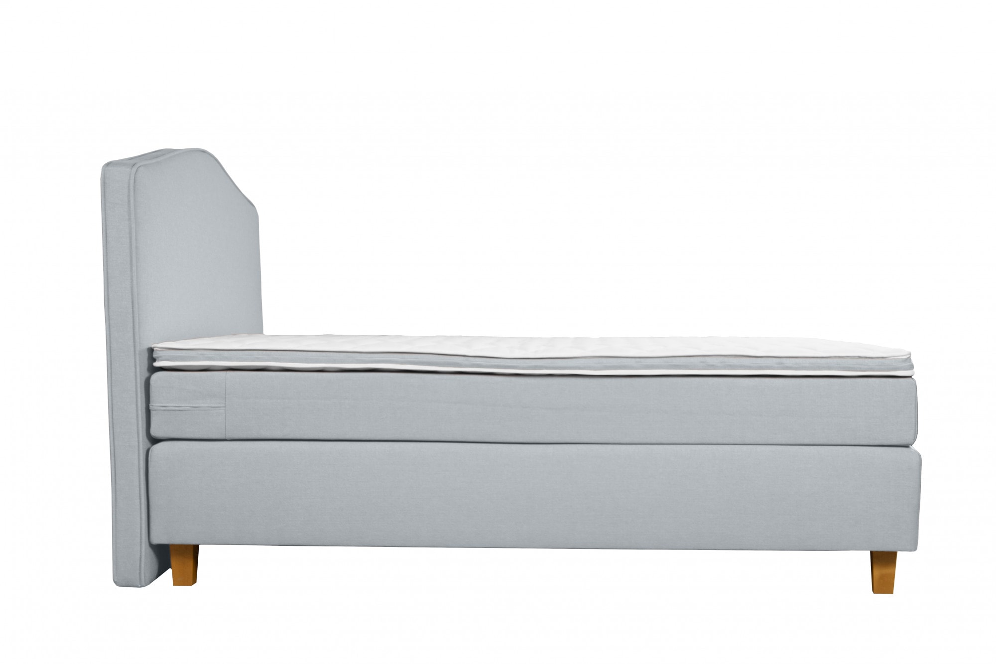 INOSIGN Boxspringbett »Jalma« Füße aus massiver Birke ; Inkl. Topper