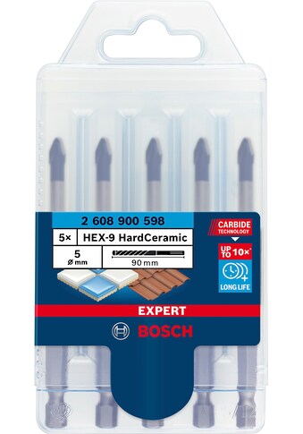 Bosch Professional Fliesenbohrer »EXPERT HEX-9 HardCeramic Dachziegel«, (Set, 5 tlg.),... kaufen