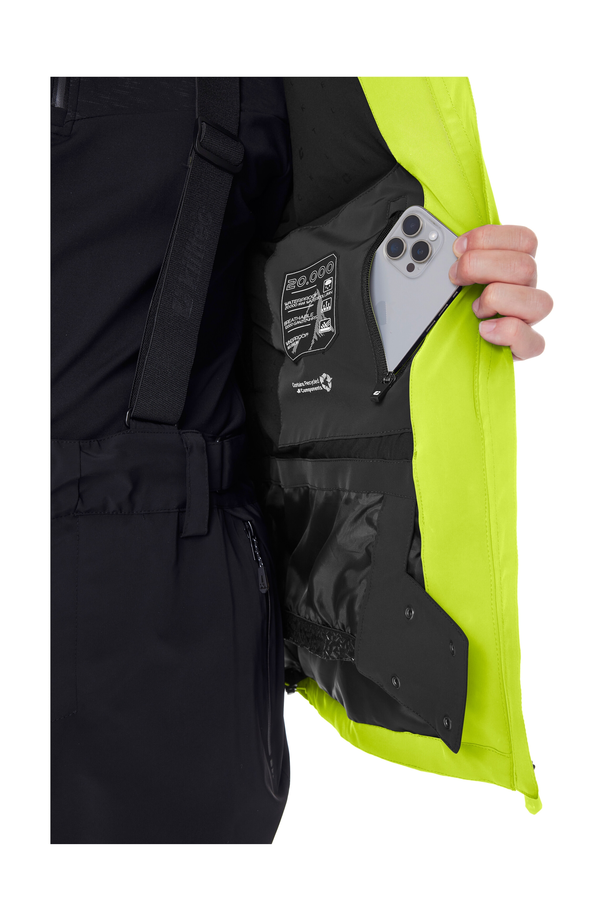 Killtec Skijacke »KSW 51 MN SKI JCKT« Herren Funktionsjacke: wasserdicht, atmungsaktiv, 4-Wege-Stretch