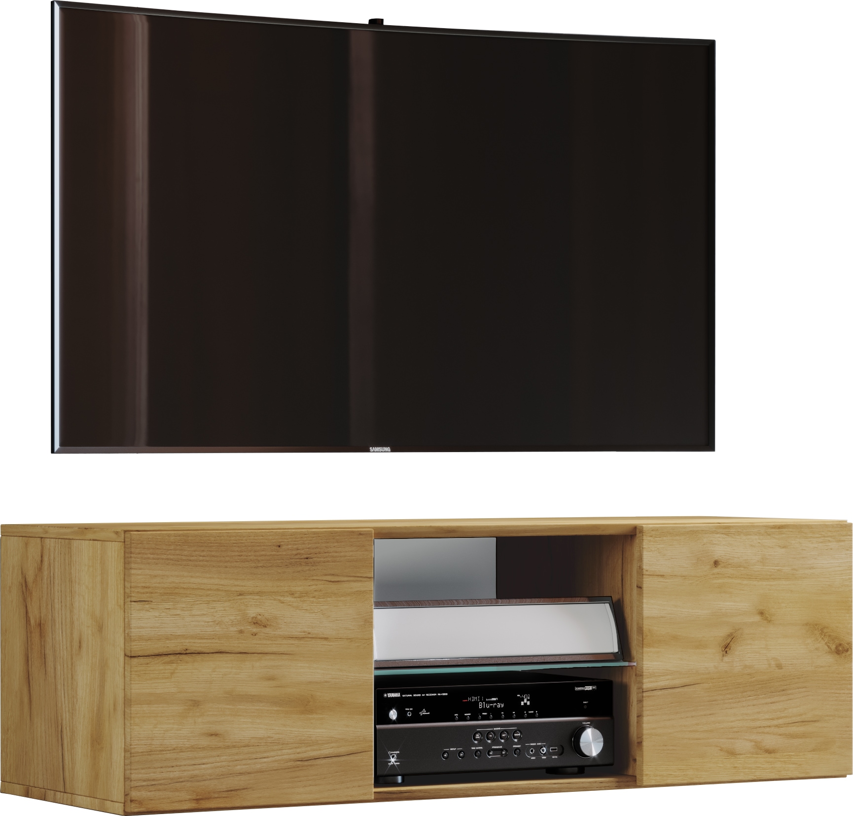VCM Wohnzimmertisch »Holz TV Wand Hänge Lowboard Fernsehschrank Jusa 95«