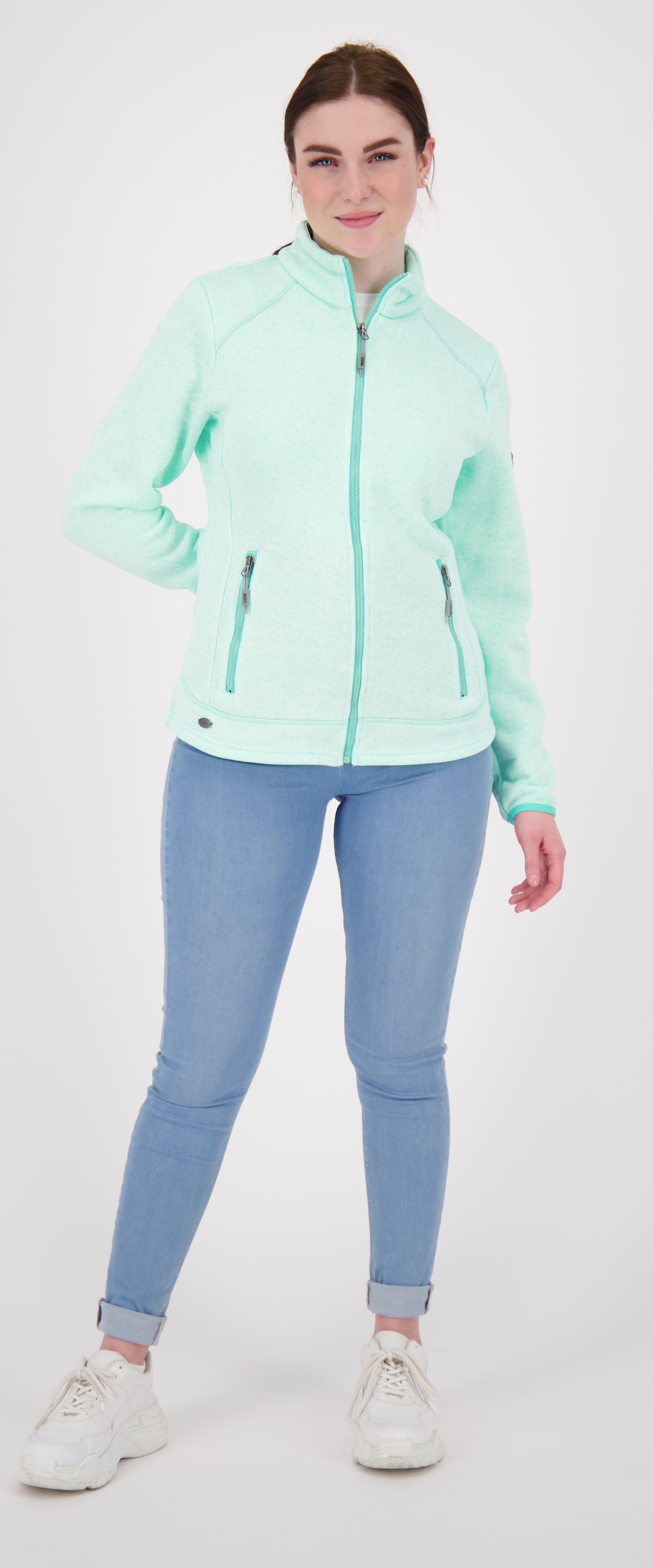 DEPROC Active Strickfleecejacke »KIRKVALE X WOMEN« auch in Großen Größen erhältlich