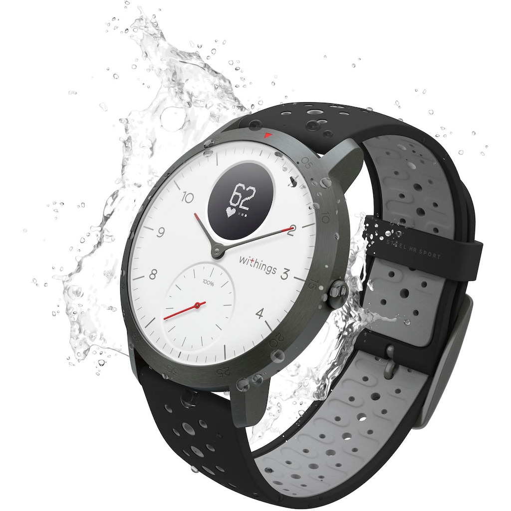 Withings Fitnessuhr »STEEL HR Sport«