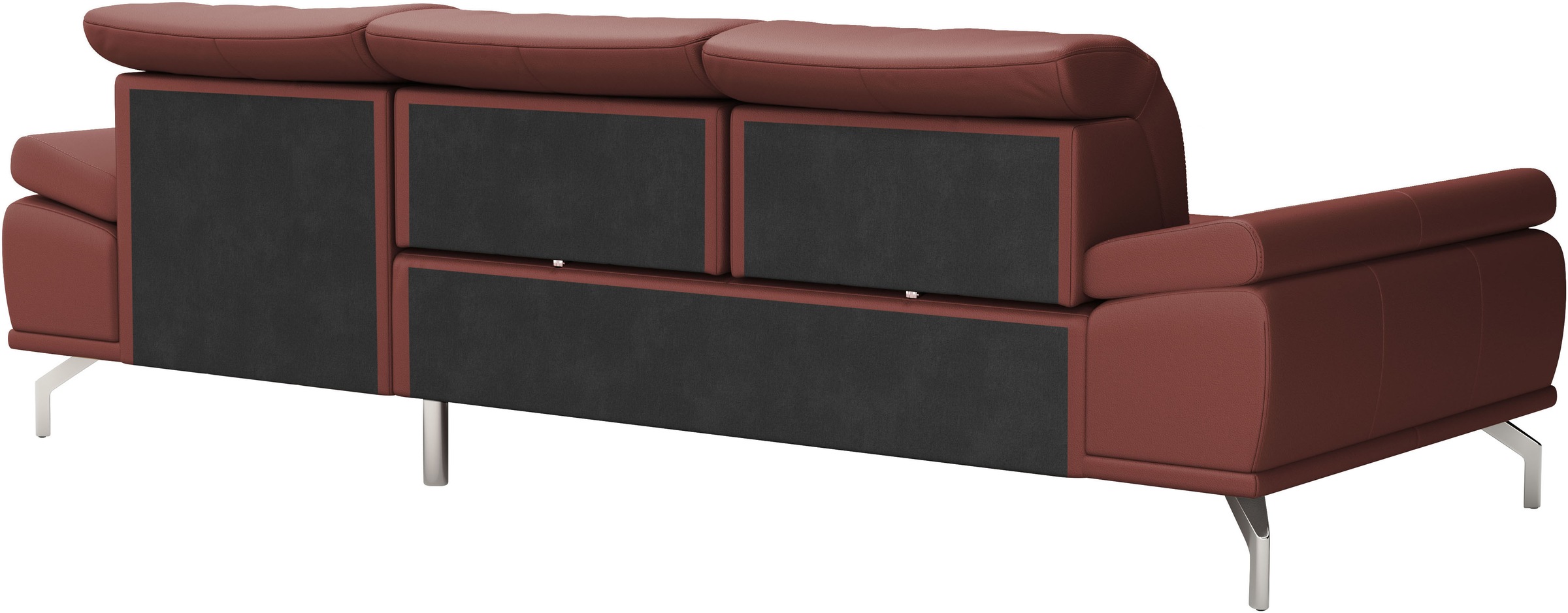Places of Style Ecksofa »Caluna«, Inkl.Sitztiefenverstellung, wahlweise mit Kopf- und Armteilverstellung