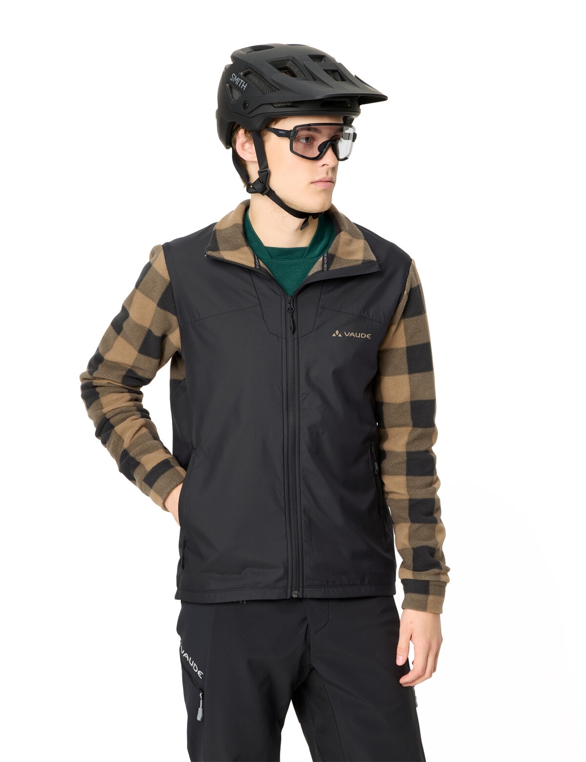 VAUDE Fahrradjacke »MEN'S MINAKI MID JACKET II« für sportliche Aktivitäten im Radsport, aus wärmendem Fleecematerial