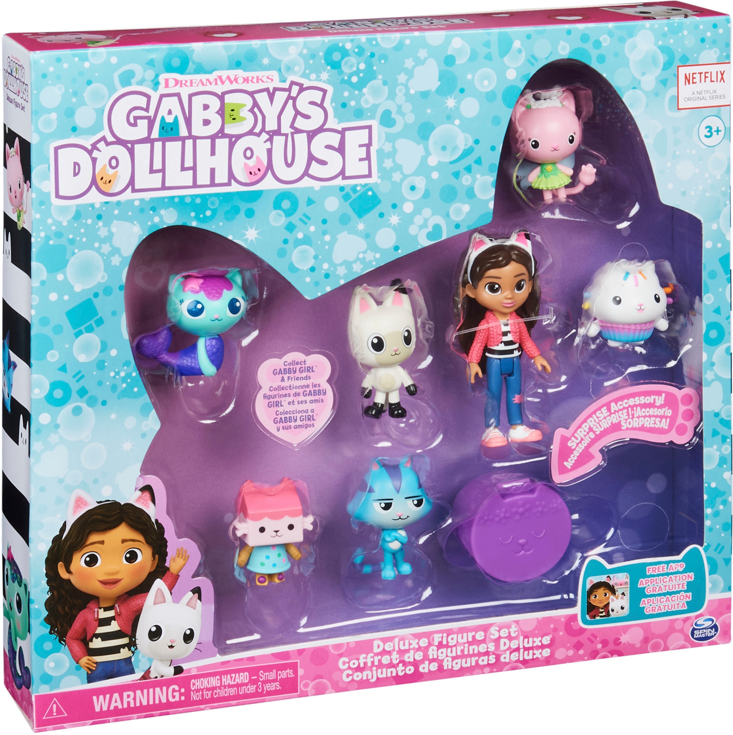 Spin Master Spielfigur »Gabby's Dollhouse – Figuren Geschenkset (Gabby + 6 Katzen)«, (Set)