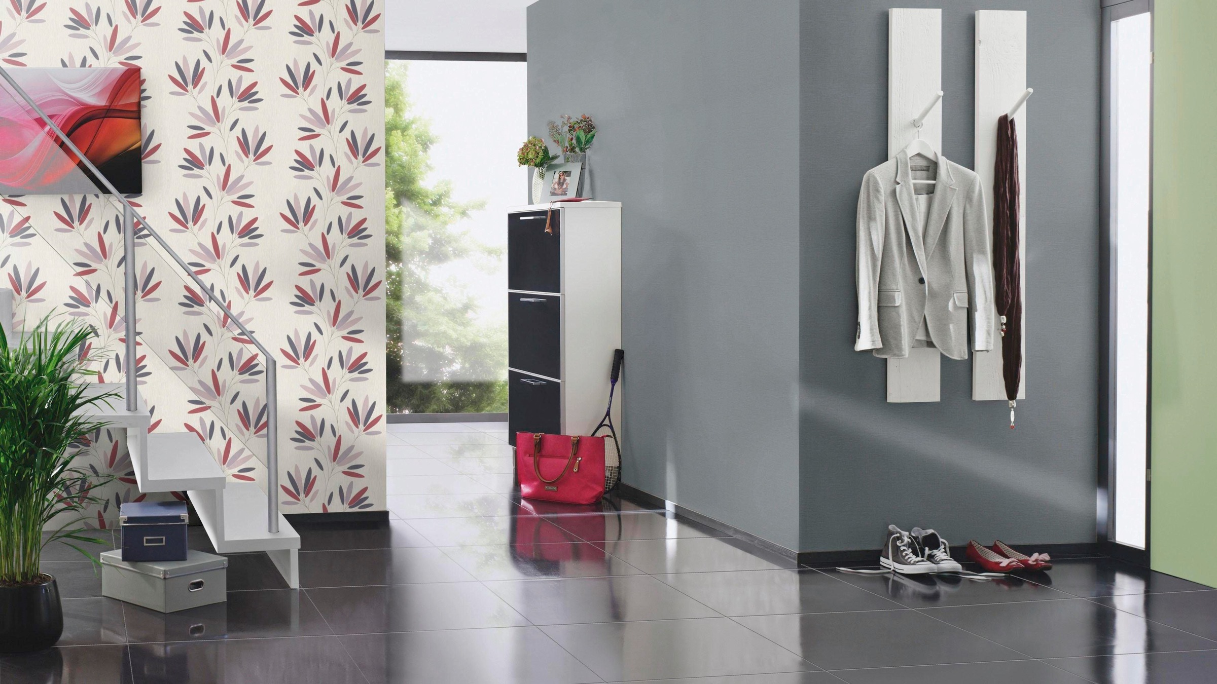 Rasch Strukturtapete »#Tapetenwechsel«, gemustert-floral