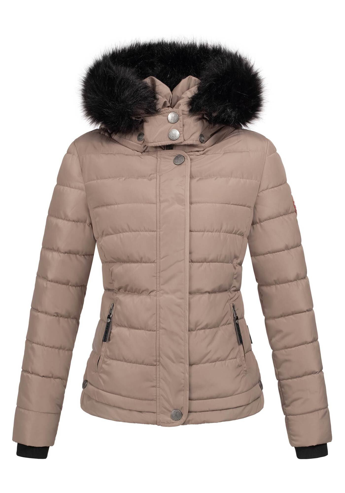 Navahoo Steppjacke »Navahoo Chloe warme Damen Winter Jacke Parka Mantel Stepp Kurzjacke gefüttert NEU B301«
