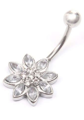 Bauchnabelpiercing »Schmuck Geschenk Piercing Körperschmuck Blume«