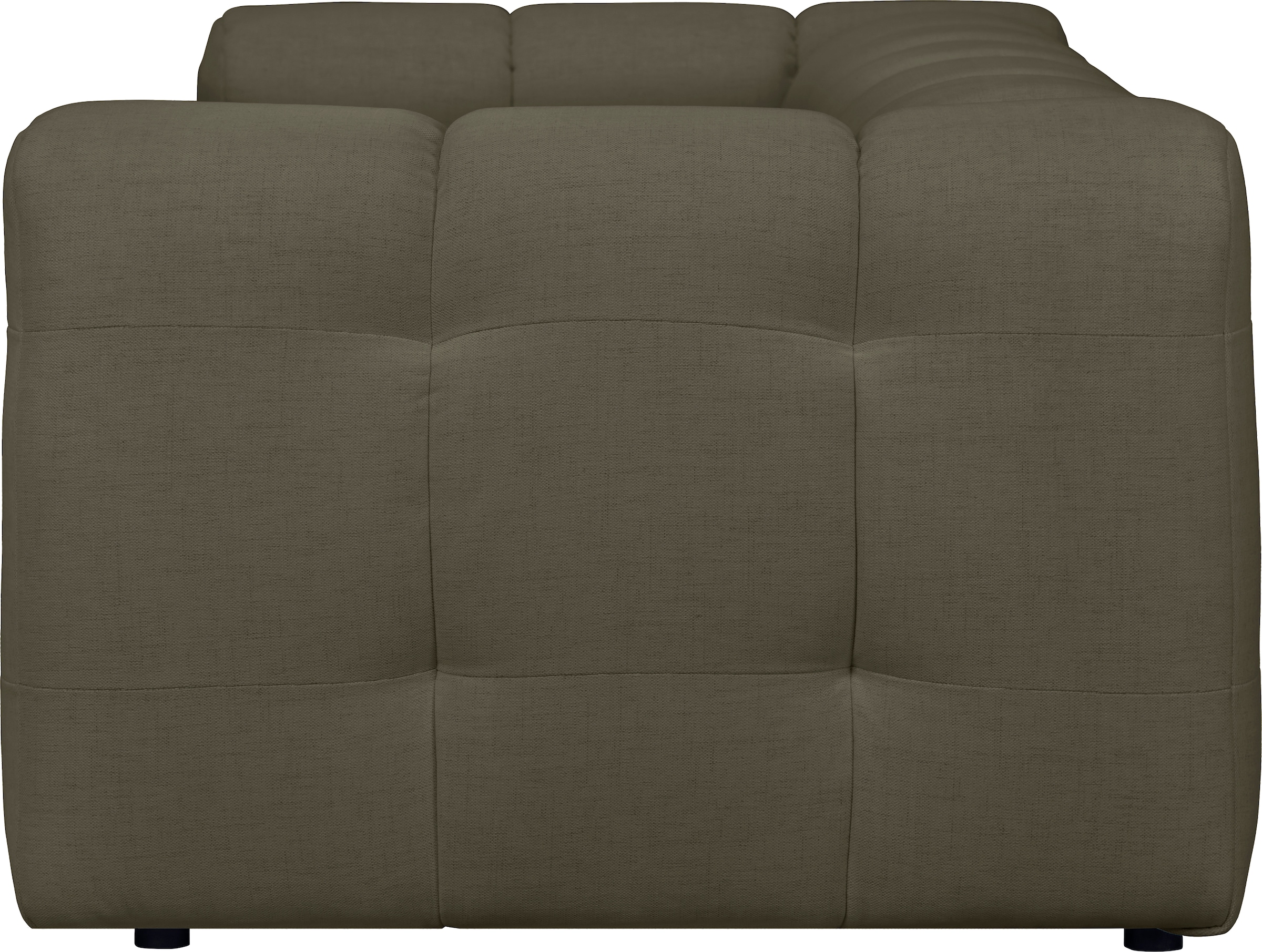 LeGer Home by Lena Gercke 3-Sitzer »TALISHA Designersofa, moderne Steppung, Maße B/T/H: 229/110/75 cm«, moderne Steppung, hoher Sitzkomfort