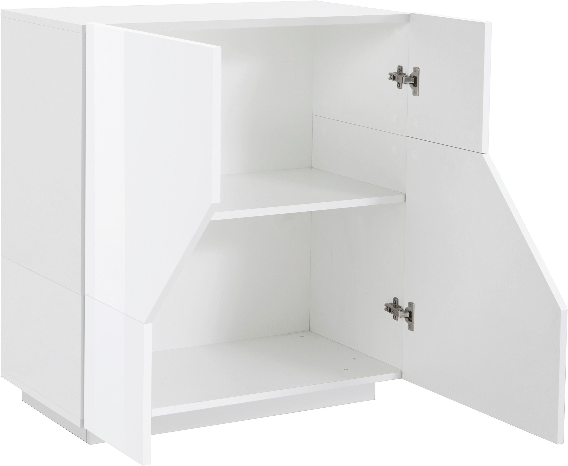INOSIGN Sideboard »ALIEN-Kommode, Schrank, Anrichte mit 2 Türen und 2 Fächern«, Sideboard Breite ca. 79 cm "100 % Made in Italy"