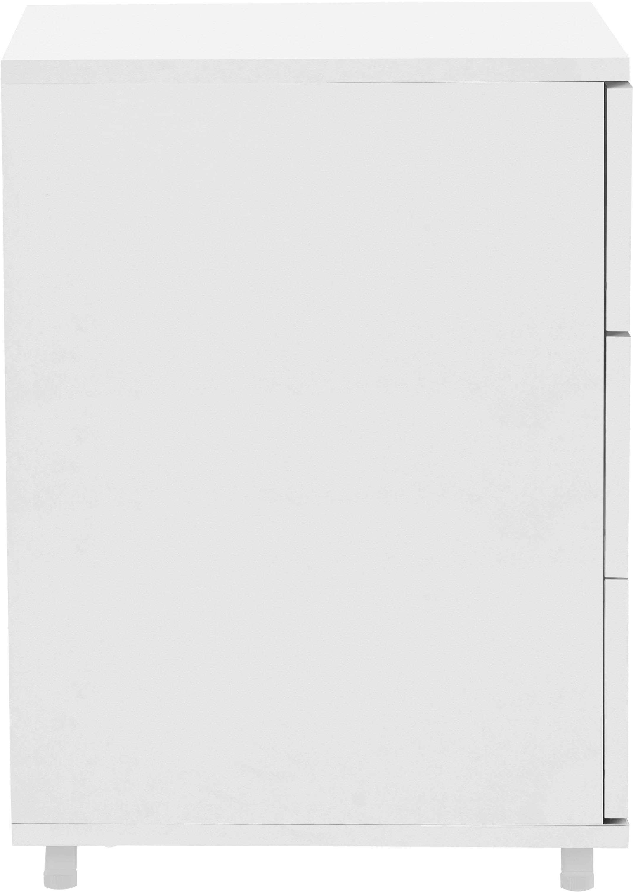 INOSIGN Container »Bürocontainer, Schreibtischcontainer, Brody«, mit 3 Schubladen, bodenausgleichende Füße, Breite 40 cm