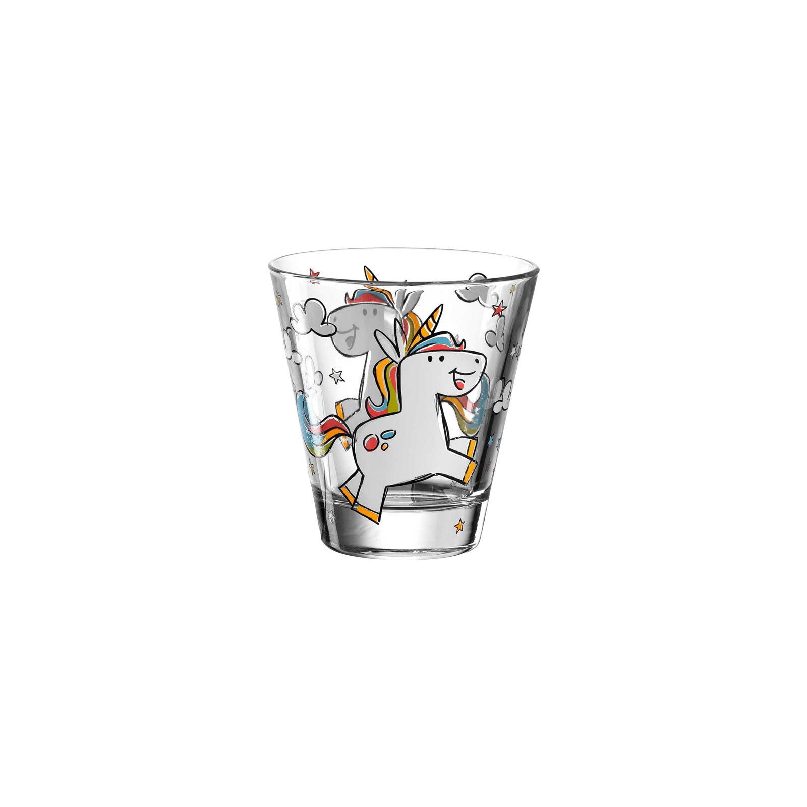 LEONARDO Kinderbecher »Kinderbecher Bambini 215 ml 3er Set bunt«