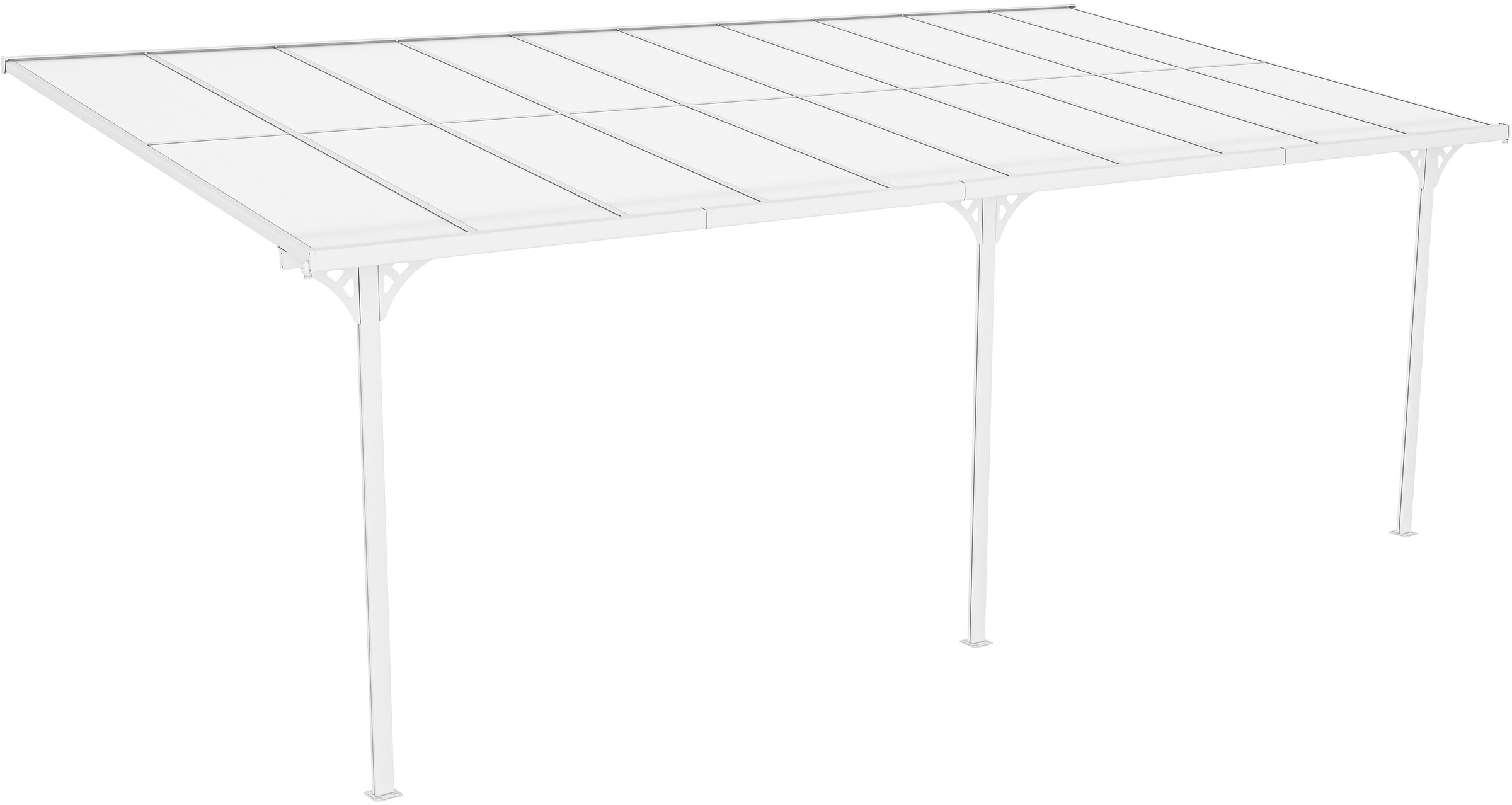 Westmann Terrassenüberdachung Bruce 617 - Weiß
