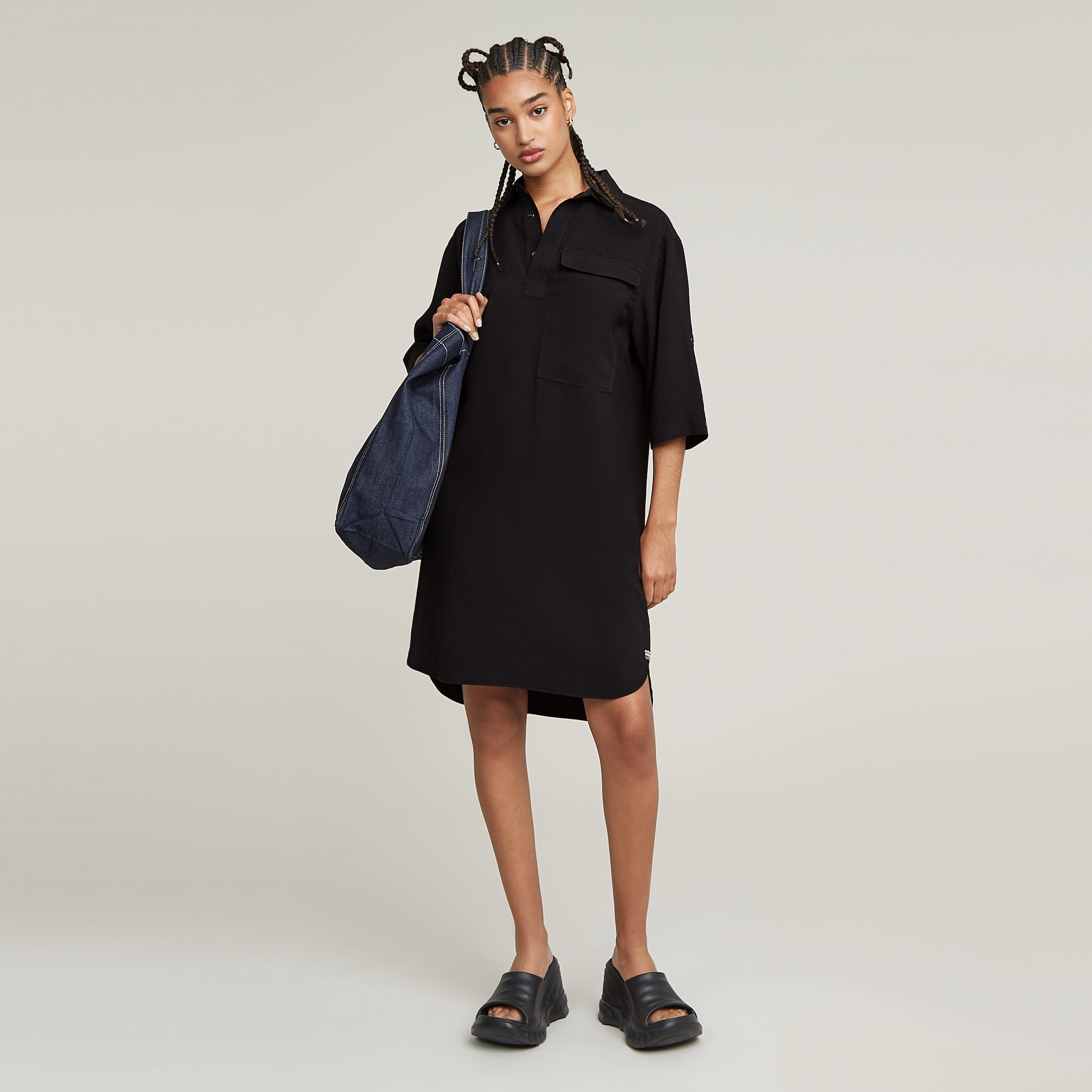 G-STAR Shirtkleid »Shirt Dress«, mit krempelbaren Ärmeln