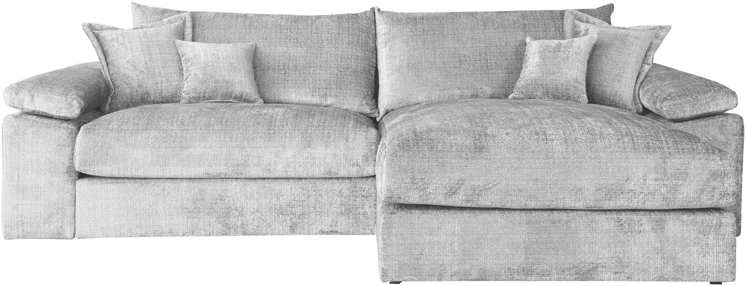 Home affaire Ecksofa »Soft&Cosy XXL L-Form - Breite 303 cm«, Mega-Sofa, Cord oder Chenille-Struktur, Federkern-Polsterung