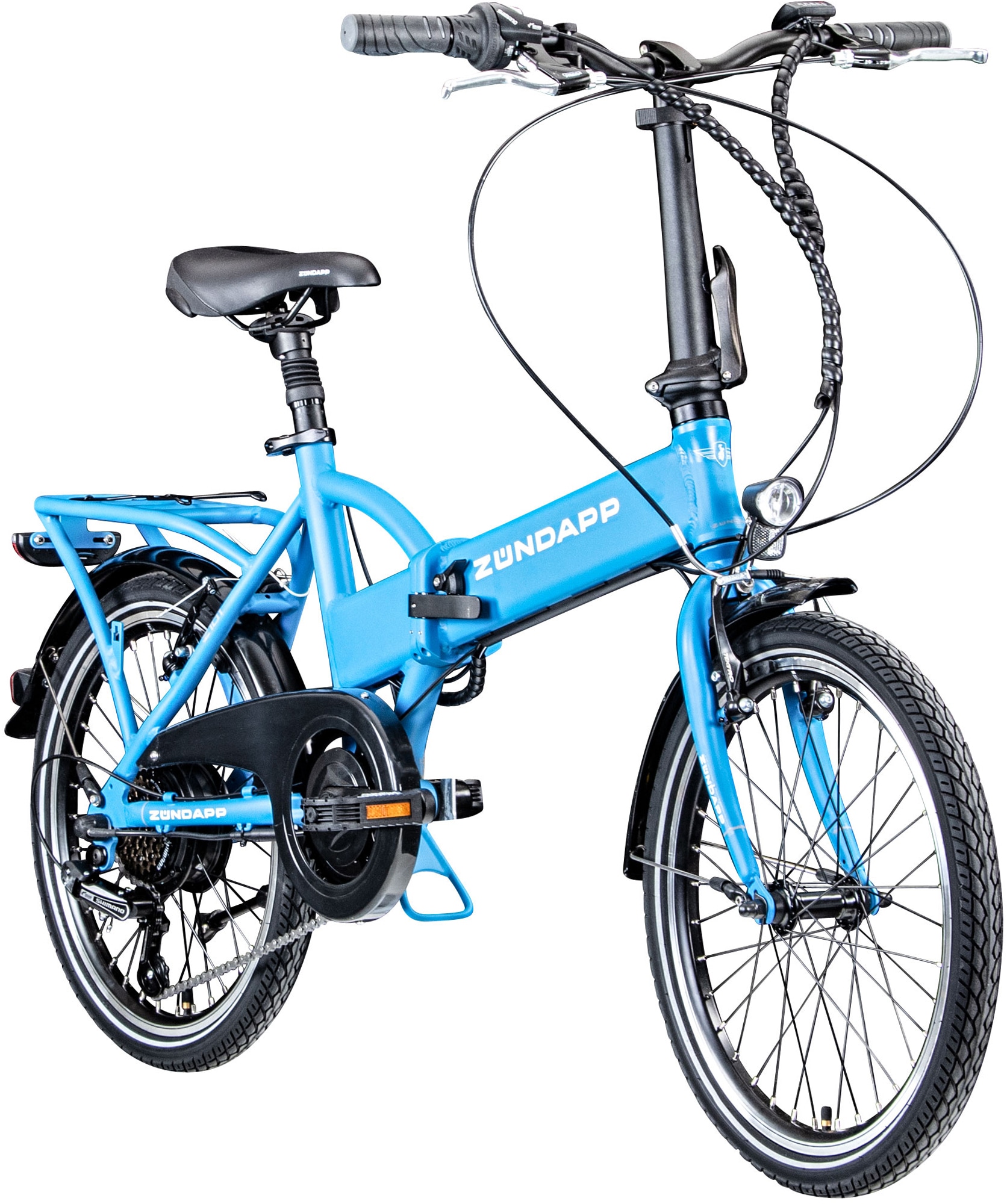 Zündapp E-Bike »Z101«, 6 Gang, Shimano, Tourney RD-TY300, Heckmotor 250 W, Pedelec, Elektrofahrrad für Damen u. Herren