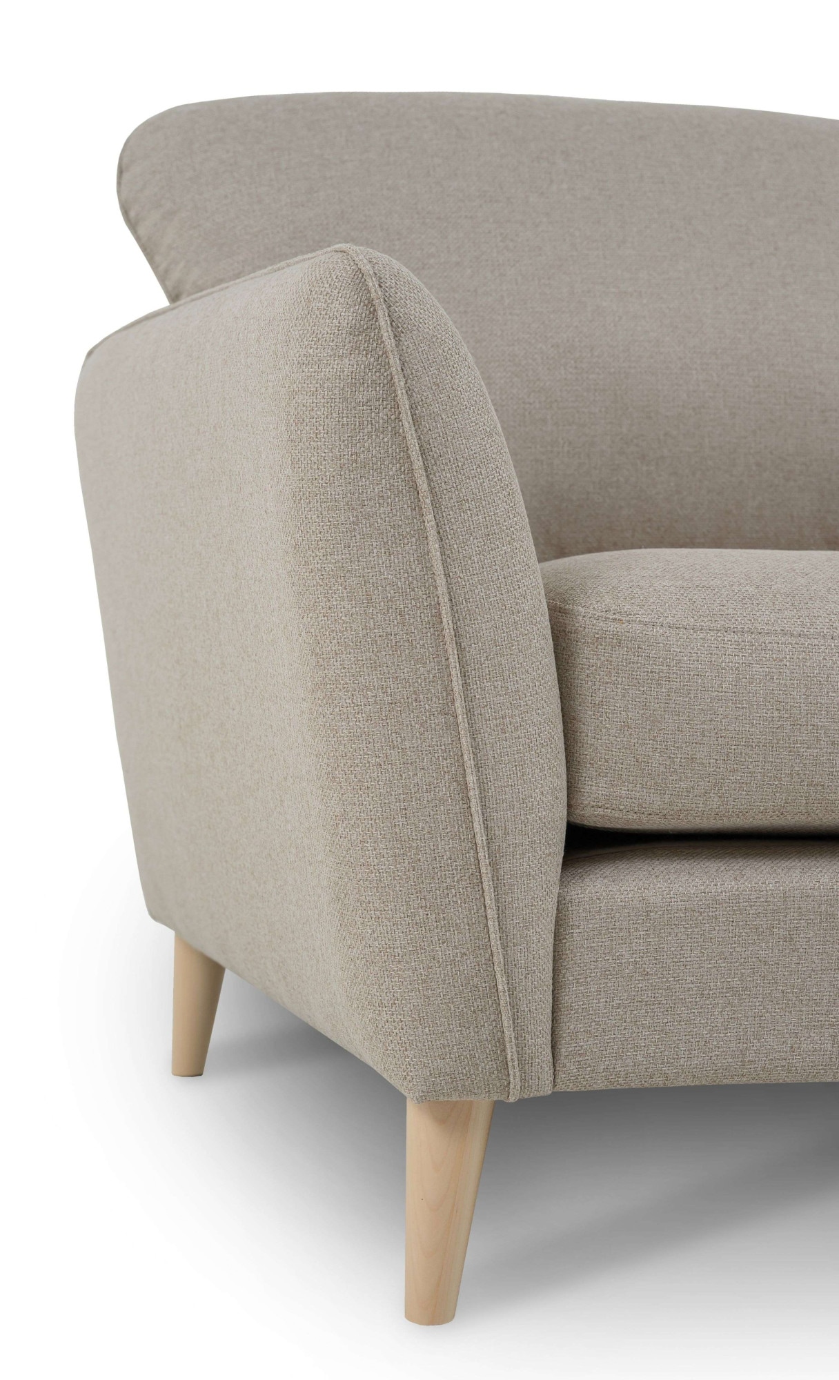 Home affaire 2-Sitzer »MARSEILLE Sofa 170 cm«, Massivholzbeine Eiche, Landhausstil, Wellenunterfederung