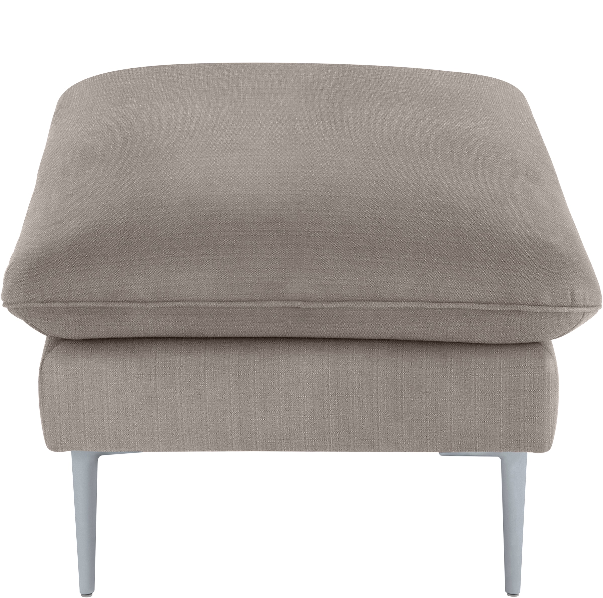 W.SCHILLIG Hocker »enjoy&MORE« Füße silber matt, Breite 106 cm