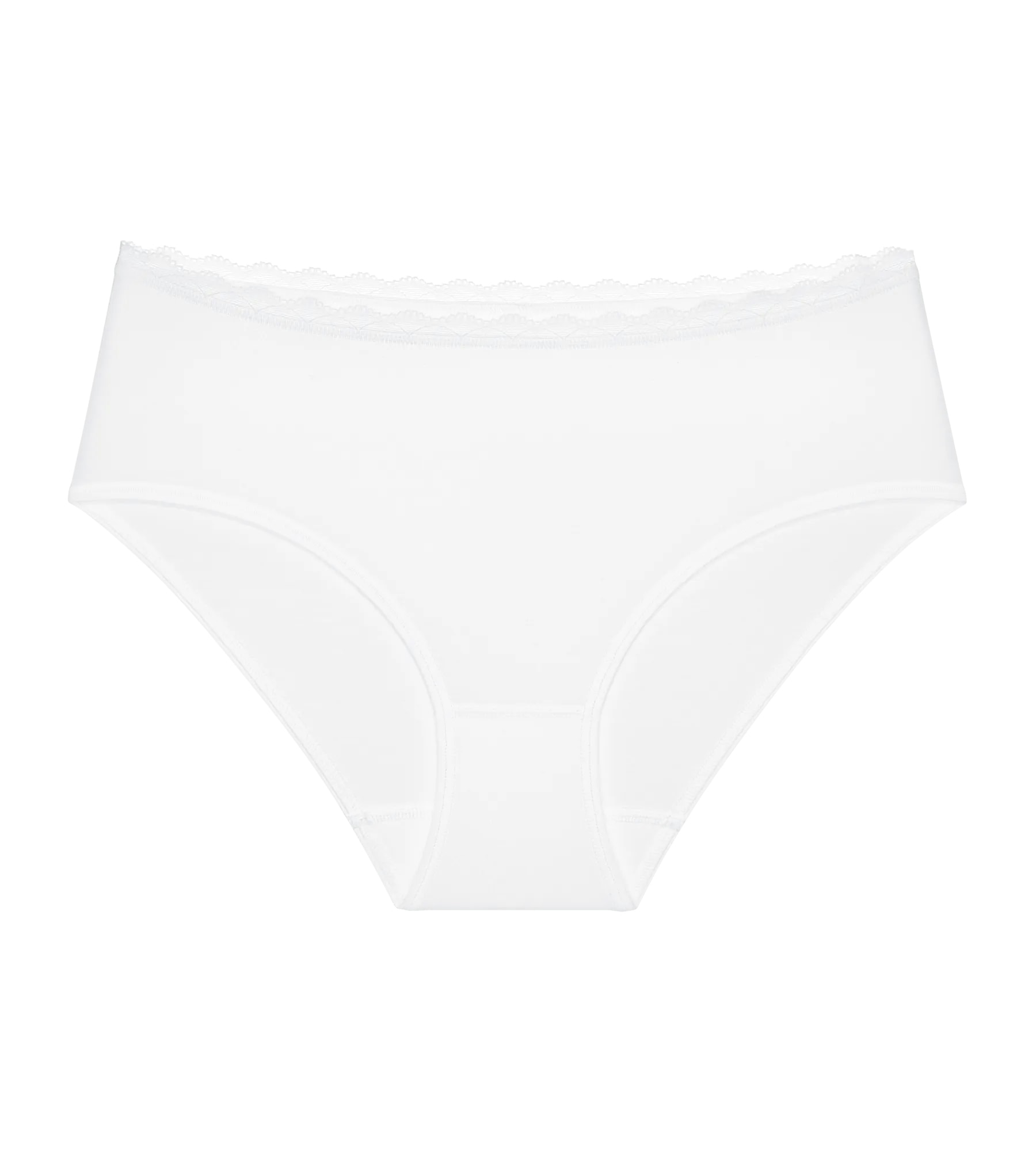 Triumph Midislip »Feel Of Cotton« weich, ohne Seitennaht, schmales Spitzenband