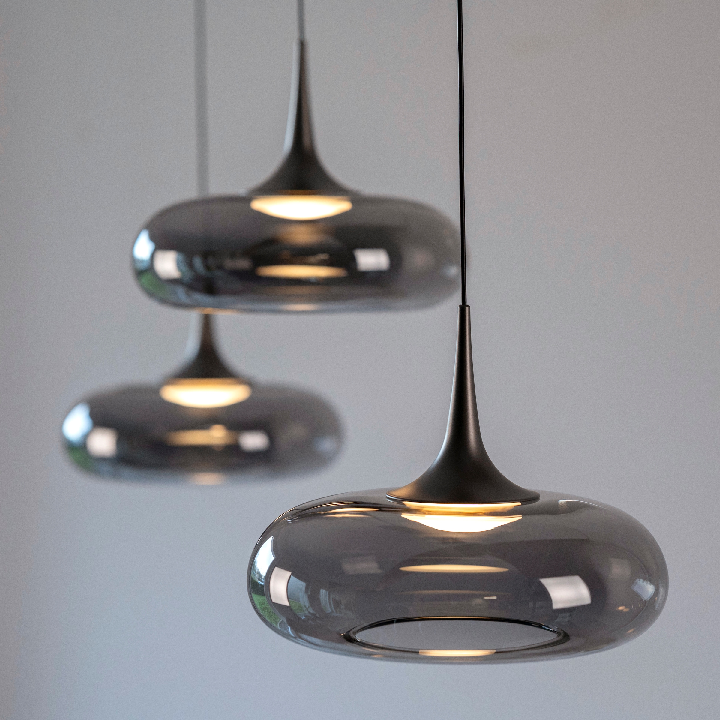 SCHÖNER WOHNEN-Kollektion LED Pendelleuchte »POSH« LED-Board 1 Stk. Warmweiß SCHÖNER WOHNEN Kollektion, SimplyDim, Memoryfunktion, Comfort-Lift