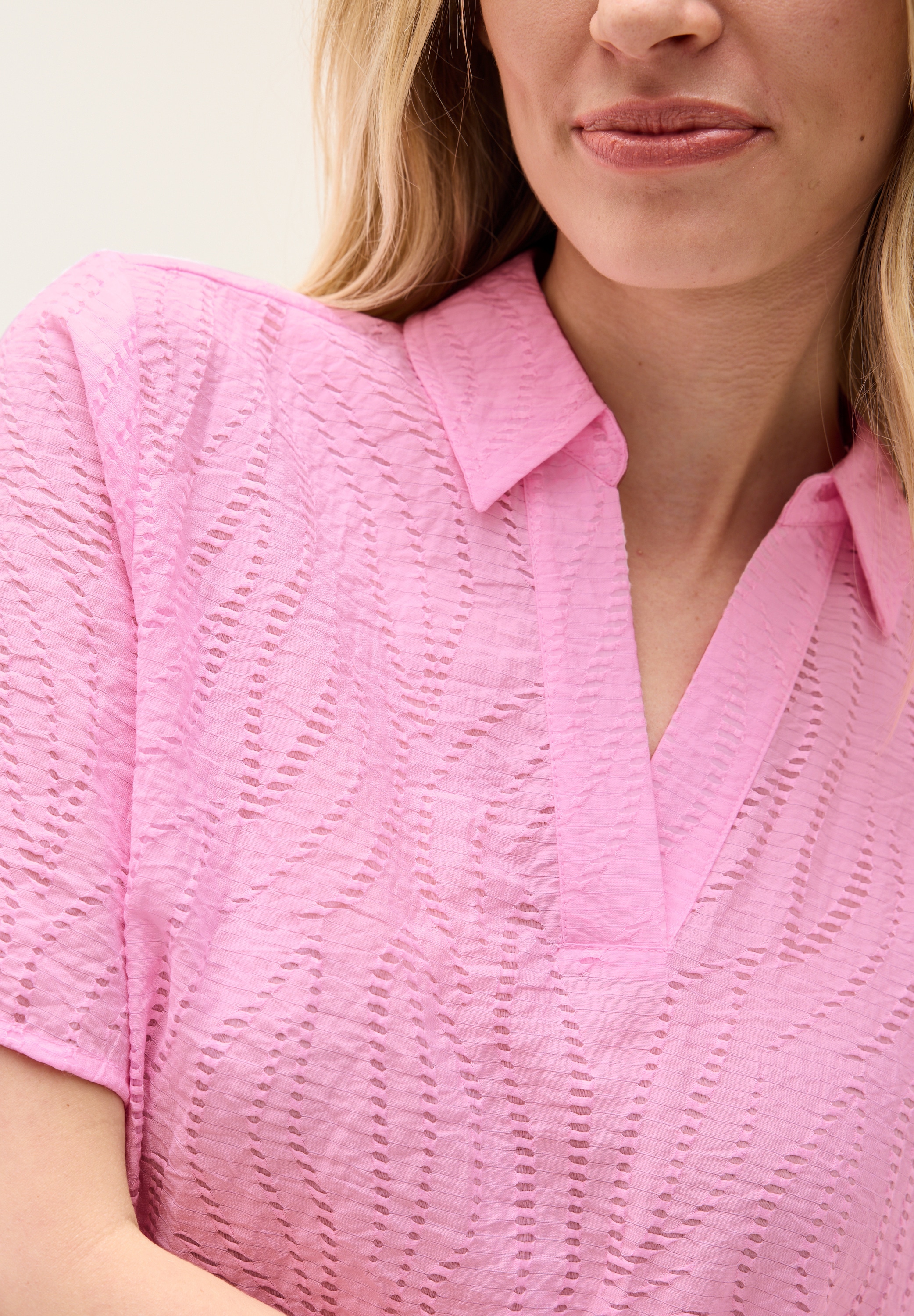 Cecil Hemdbluse, mit leichtem Struktur Muster