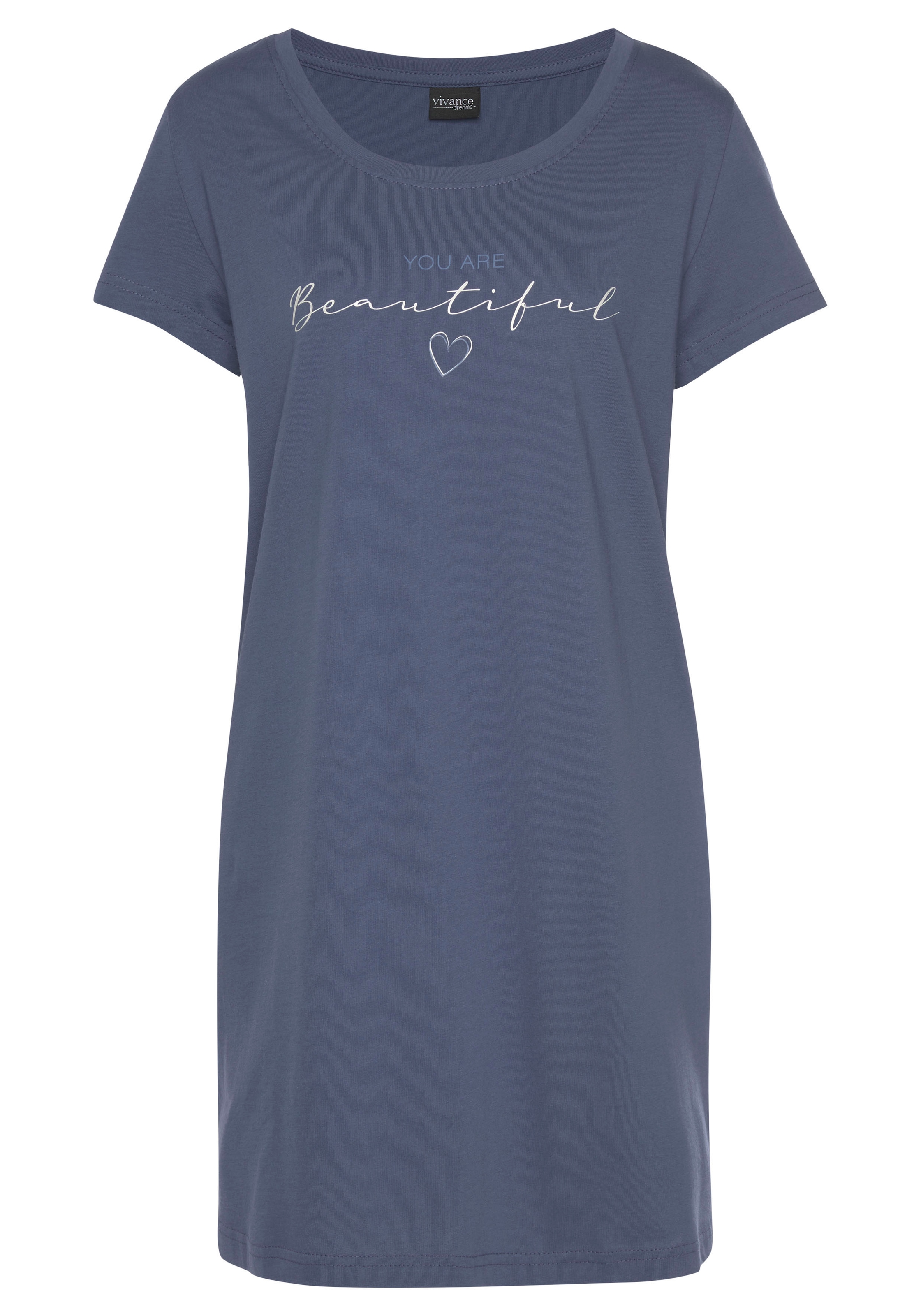 Vivance Dreams Bigshirt, mit Frontdruck