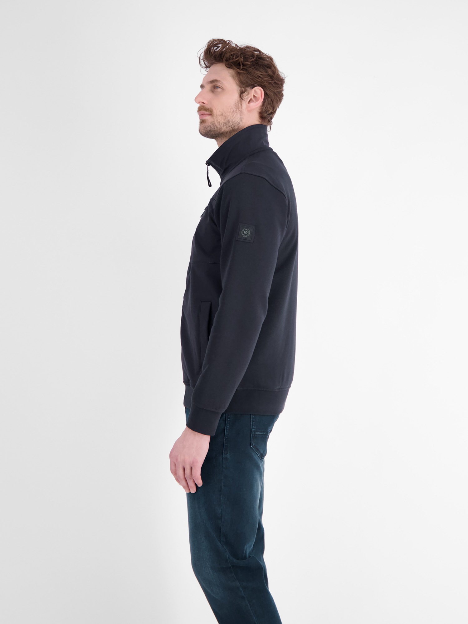 LERROS Sweatjacke »Sportliche Sweatjacke aus robustem Baumwollmischgewebe«
