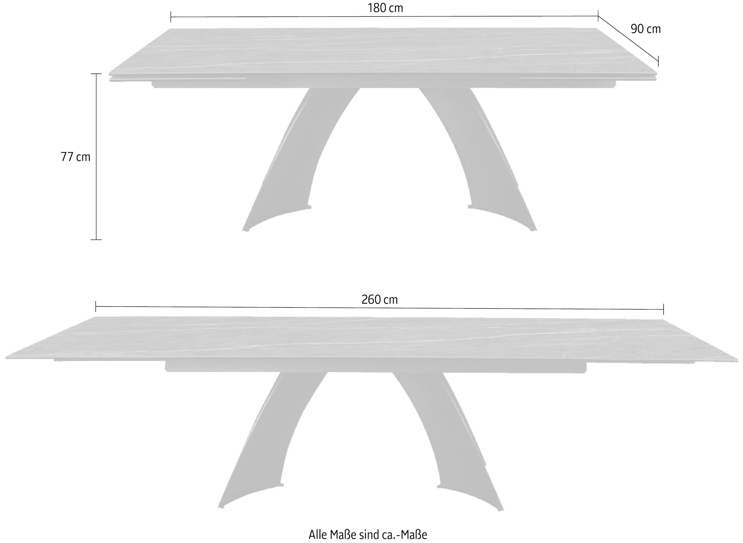 Home affaire Esstisch »Tangularis«