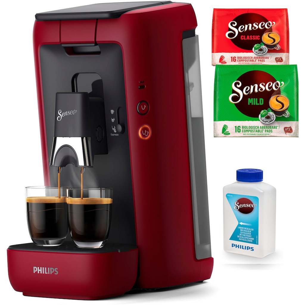 Philips Senseo Kaffeepadmaschine »Maestro CSA260/90, aus 80% recyceltem Plastik, +3 Kaffeespezialitäten«