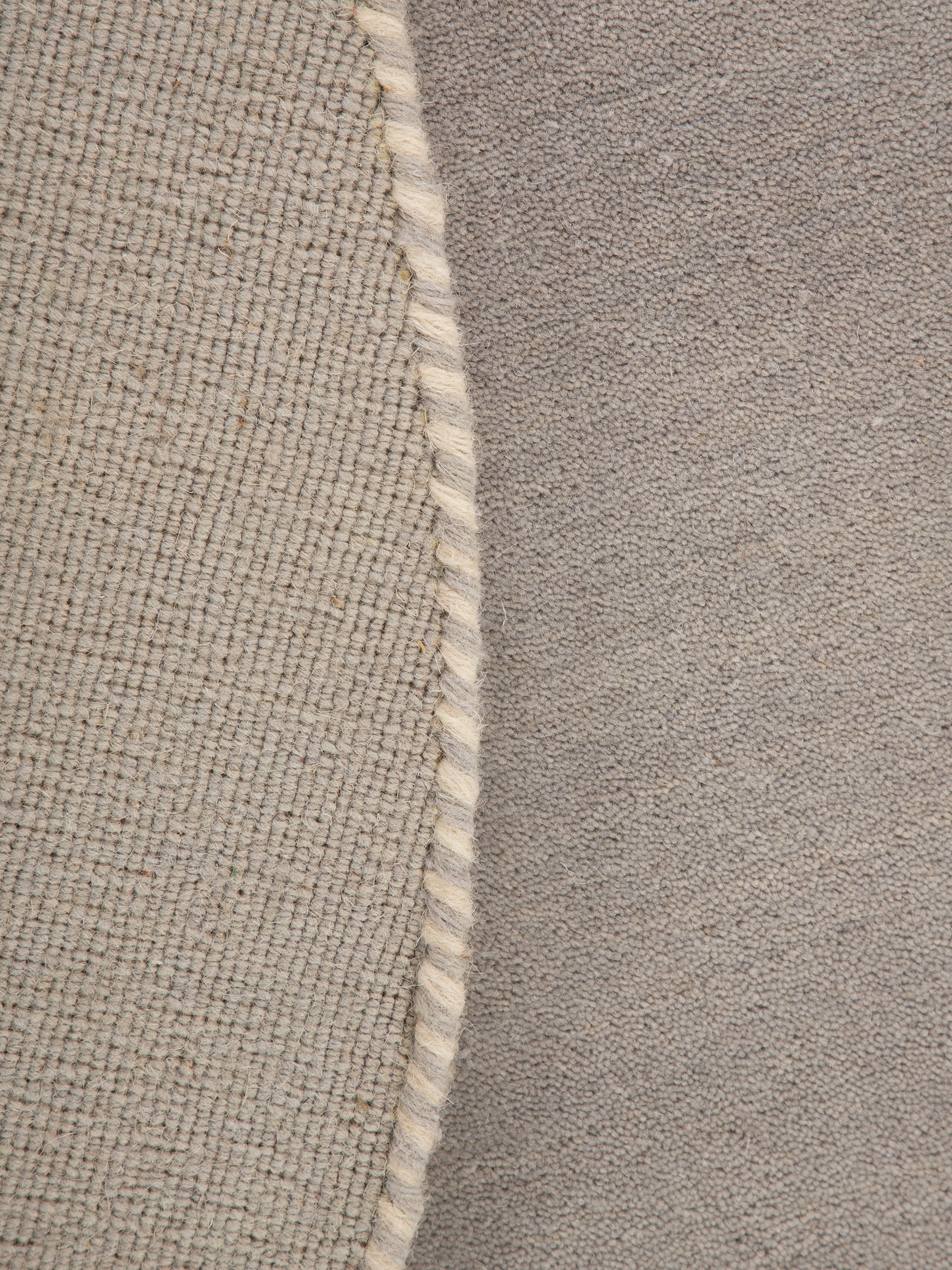 carpetfine Wollteppich »Gabbeh Lola Uni«, rund, 14 mm Höhe, mit natürlichem Pflanzenmaterial von Hand gewebt, auch als Läufer