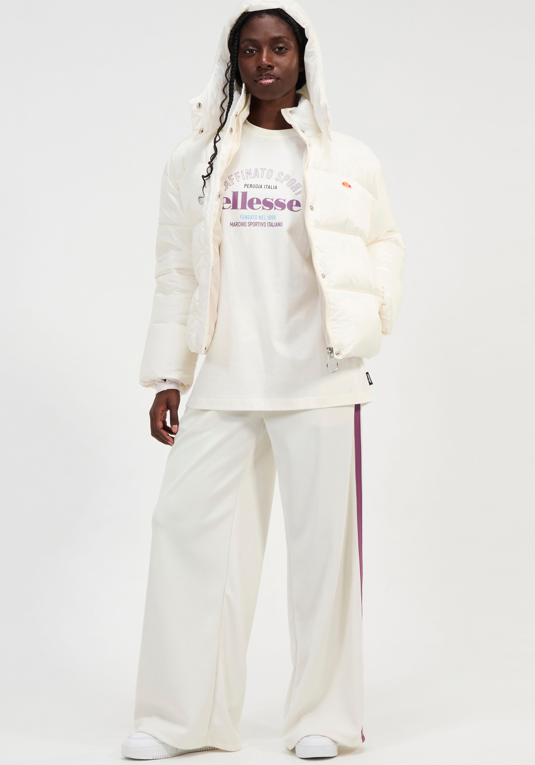 Ellesse Steppjacke »SCHWIMMBAD PADDED JACKET«, mit Kapuze
