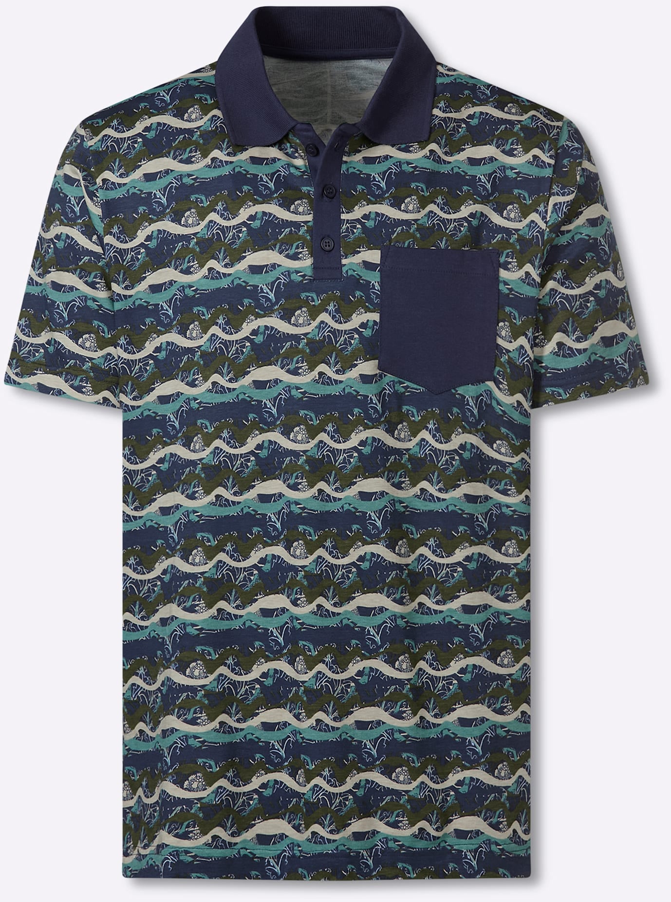 Marco Donati Kurzarmshirt »Kurzarm-Poloshirt« 1 tlg.
