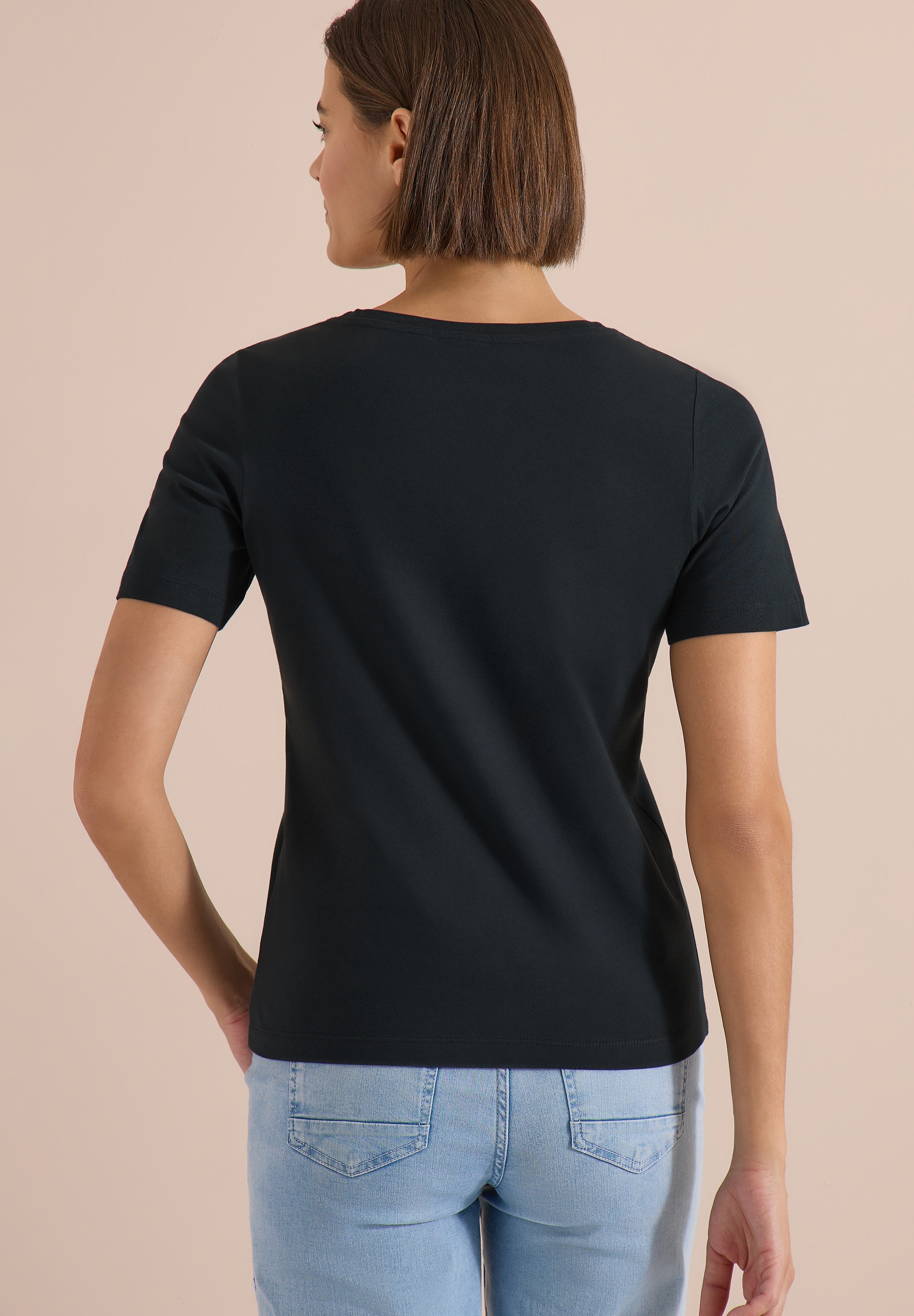 Cecil Print-Shirt »Style Lea« Sommershirt, Rundhals, Baumwolle, bedruckt