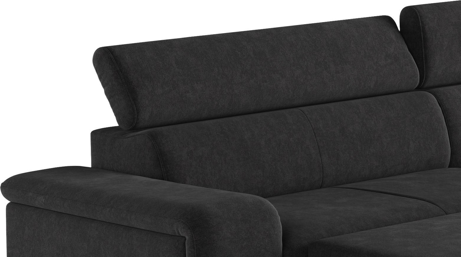 COTTA Ecksofa »Emma L-Form« mit Kopfteilverstellung, wahlweise mit Bettfunktion & Bettkasten