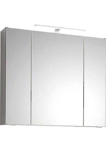 Spiegelschrank »Quickset 357 Badschrank, 3 Spiegeltüren, 6 Einlegeböden, 80 cm breit«