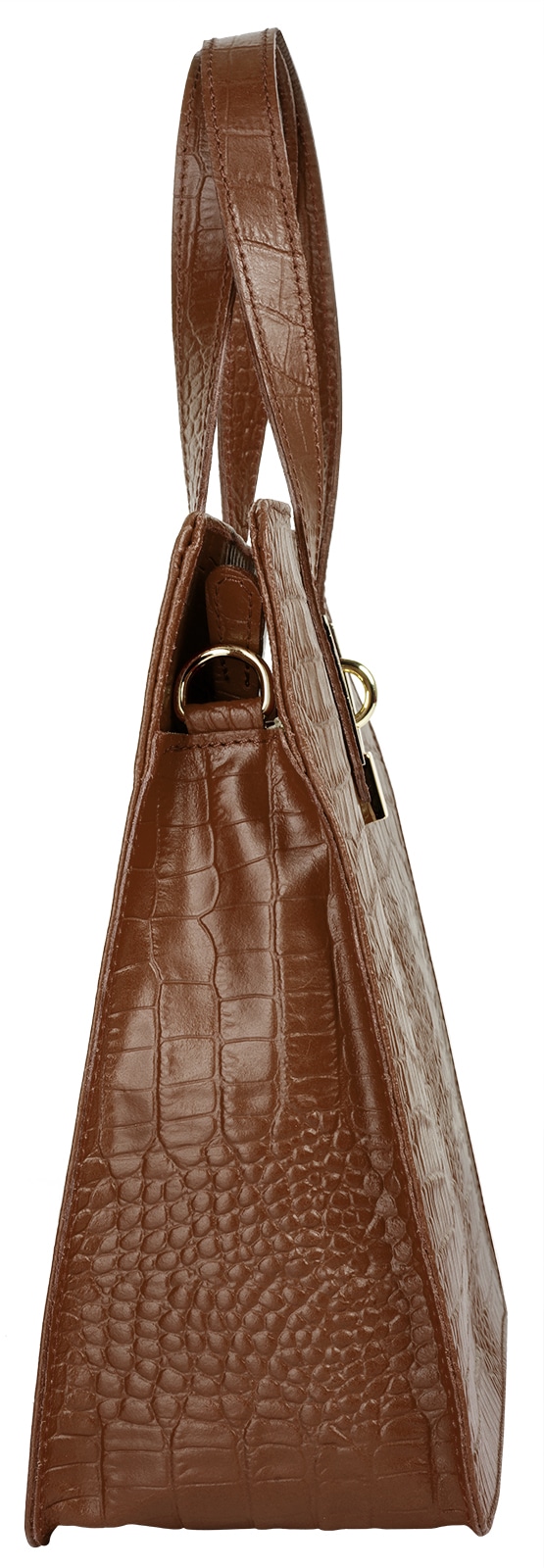 Cluty Henkeltasche echt Leder, Made in Italy