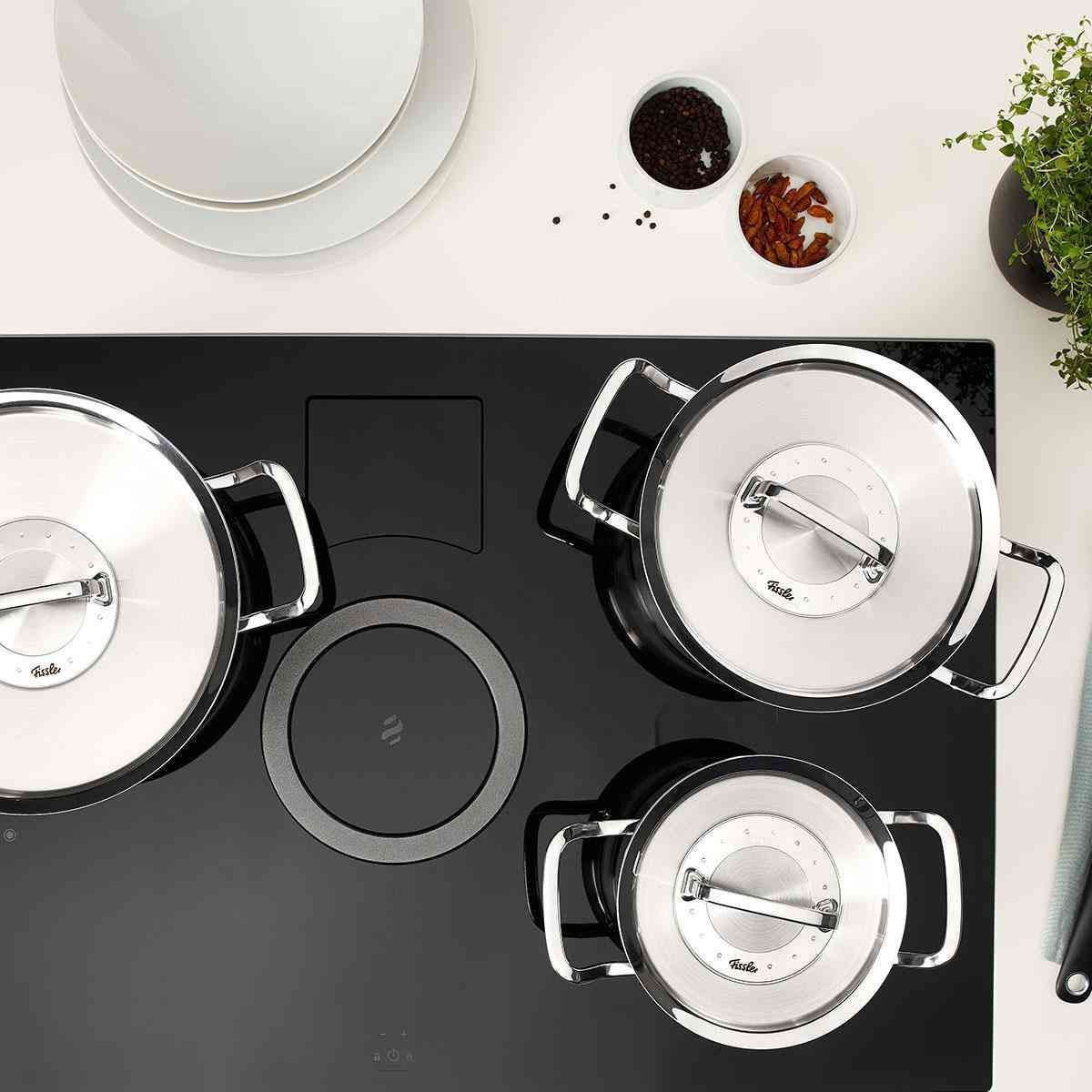 Fissler Topfdeckel »ORIGINAL-PROFI COLLECTION® Edelstahl-Topfset« Fissler Metall Ersatzdeckel für Töpfe, Pfannen, Servierpfannen