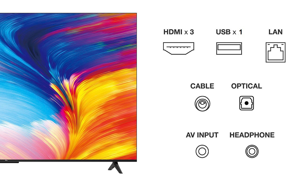 TCL LED-Fernseher »55P631X1«, 4K Ultra HD, Android TV-Google TV-Smart-TV, HDR10, 60Hz Motion Clarity, Metallgehäuse