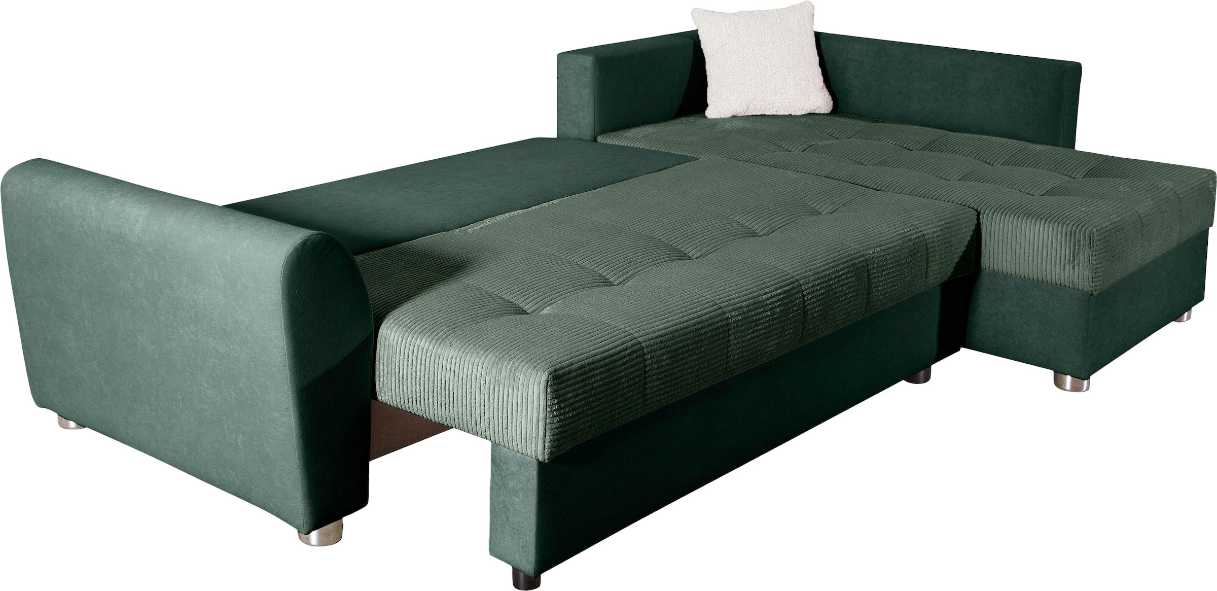 COLLECTION AB Ecksofa »JANA XL-Sofa L-Form«, inkl. Bettfunktion, Bettkasten und Bonnelfederkern