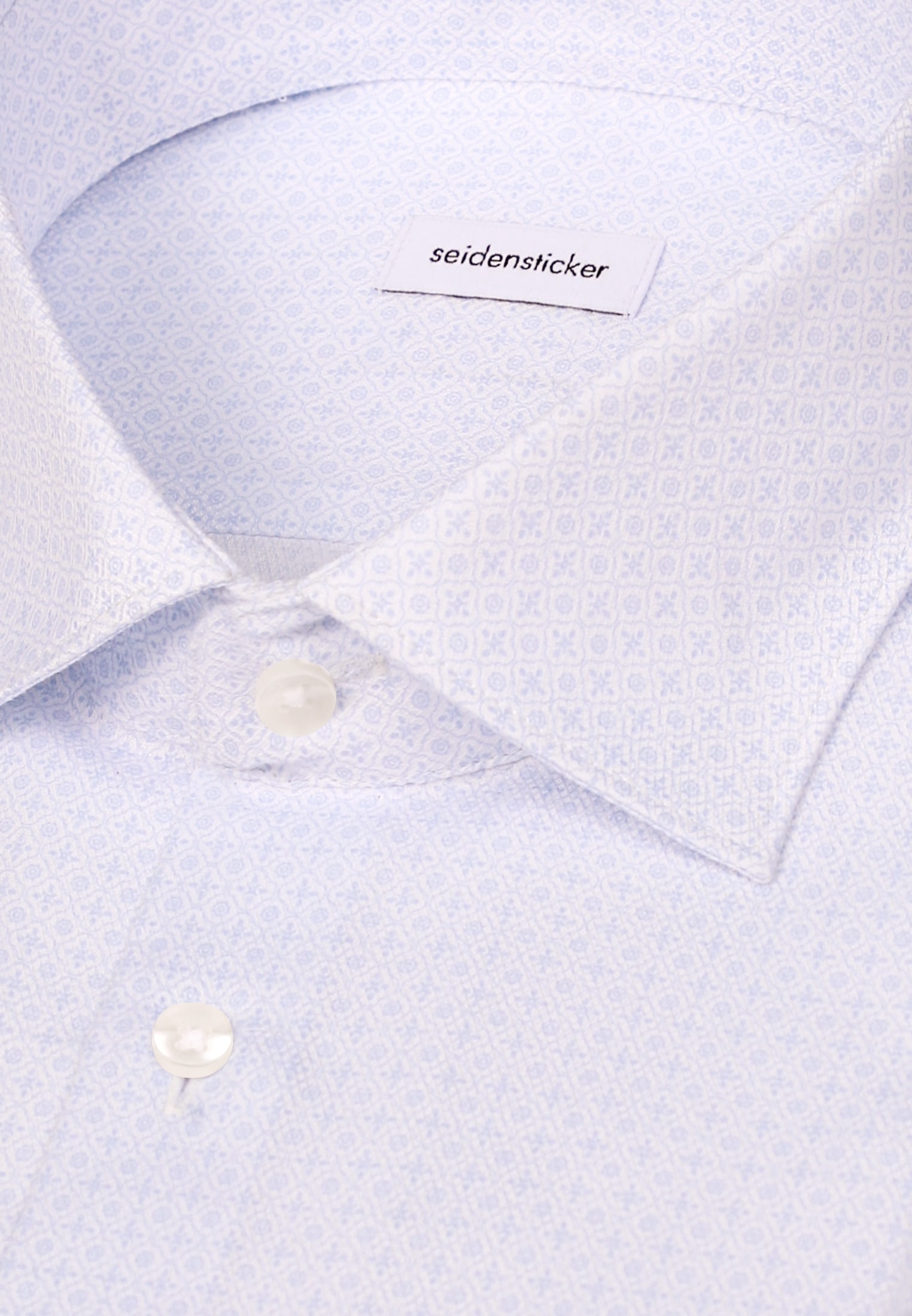 seidensticker Businesshemd »Schwarze Rose« Regular 1/1 Kentkragen Druck