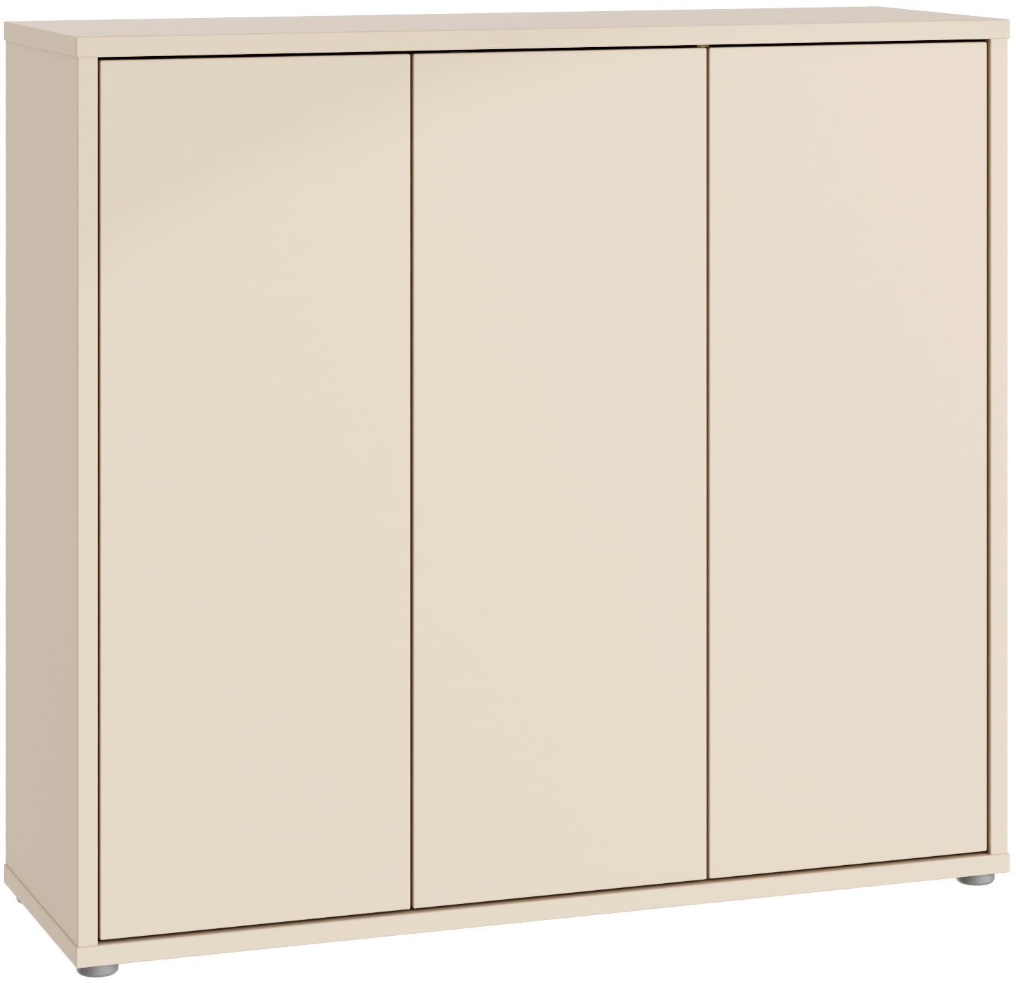 FORTE Schuhschrank »Alice Springs, Schuhschrank, Platz für 20 Paar Schuhe, 3 Türen« B/H/T 109,2/99,1/34,9 cm,  Stauraumschrank, Mehrzweckschrank, grifflose Front, Push to open